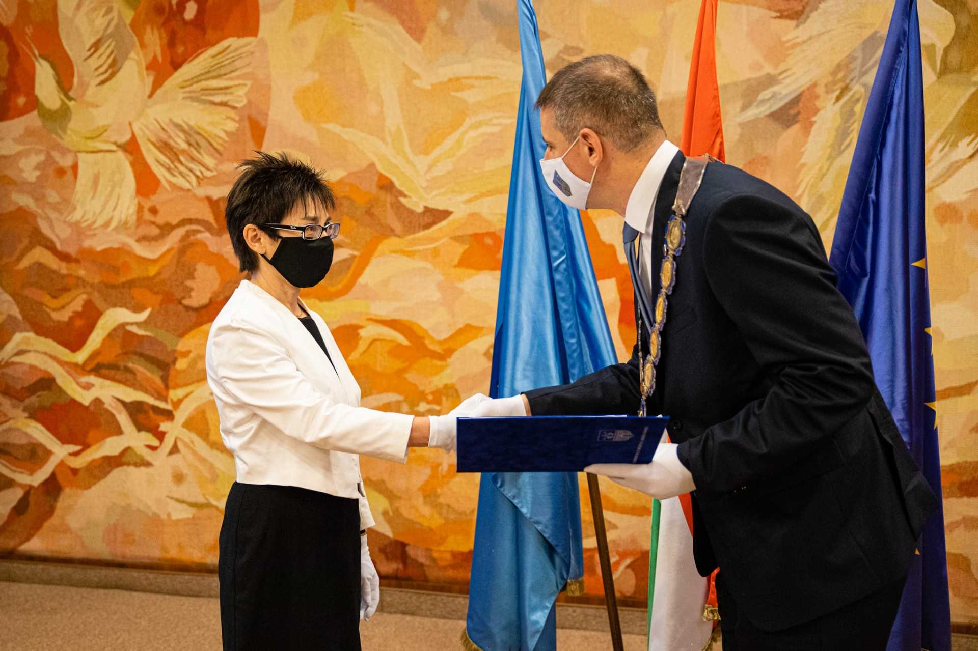 Horváthné Kupi Ildikó és Nemény András.