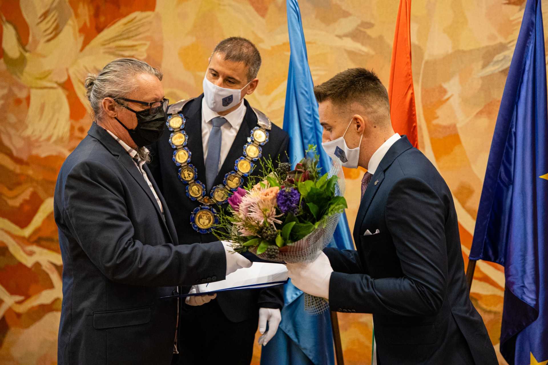 Gerecs László, Nemény András és Horváth Soma.