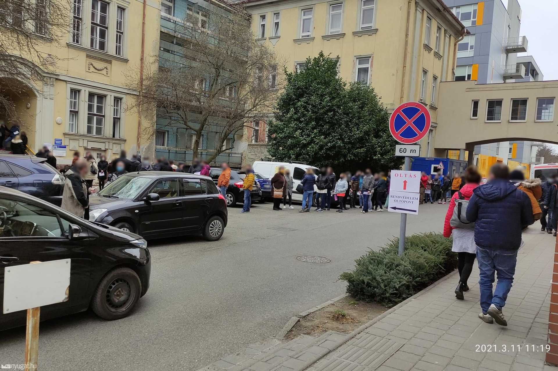 Olvasónk fotója a helyszínről.