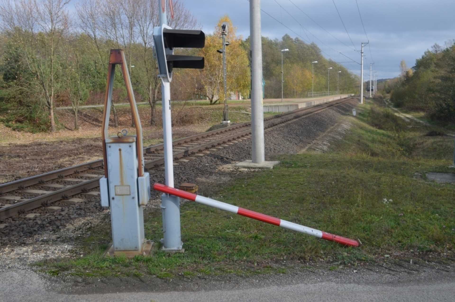 Letört sorompó Körmenden
