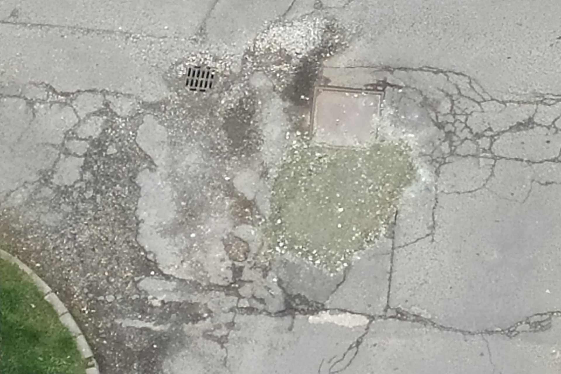 Beszakadt az úttest Körmenden, így oldották meg gyorsan