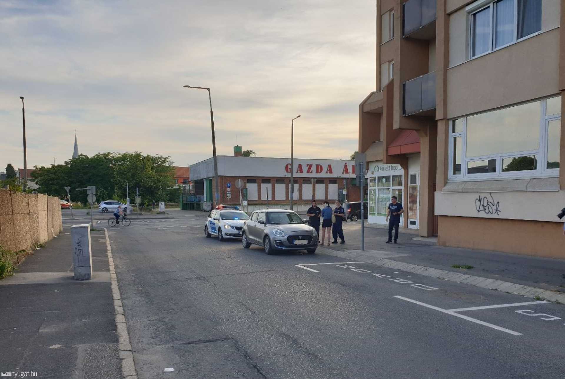 A Kiskar utcába gurult ki a gazdátlan Suzuki 