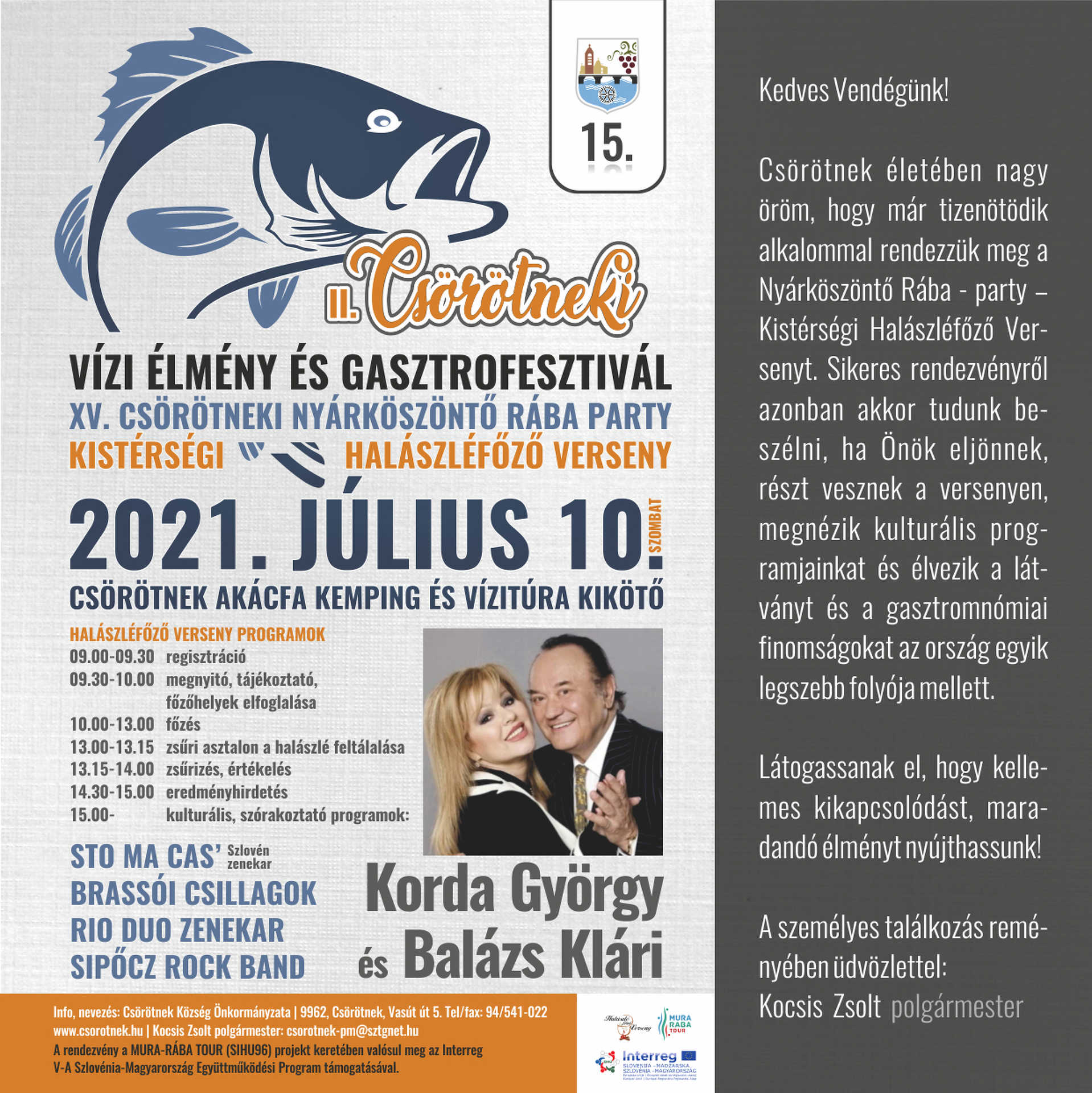 II. Csörötneki Vízi Élmény és Gasztrofesztivál
