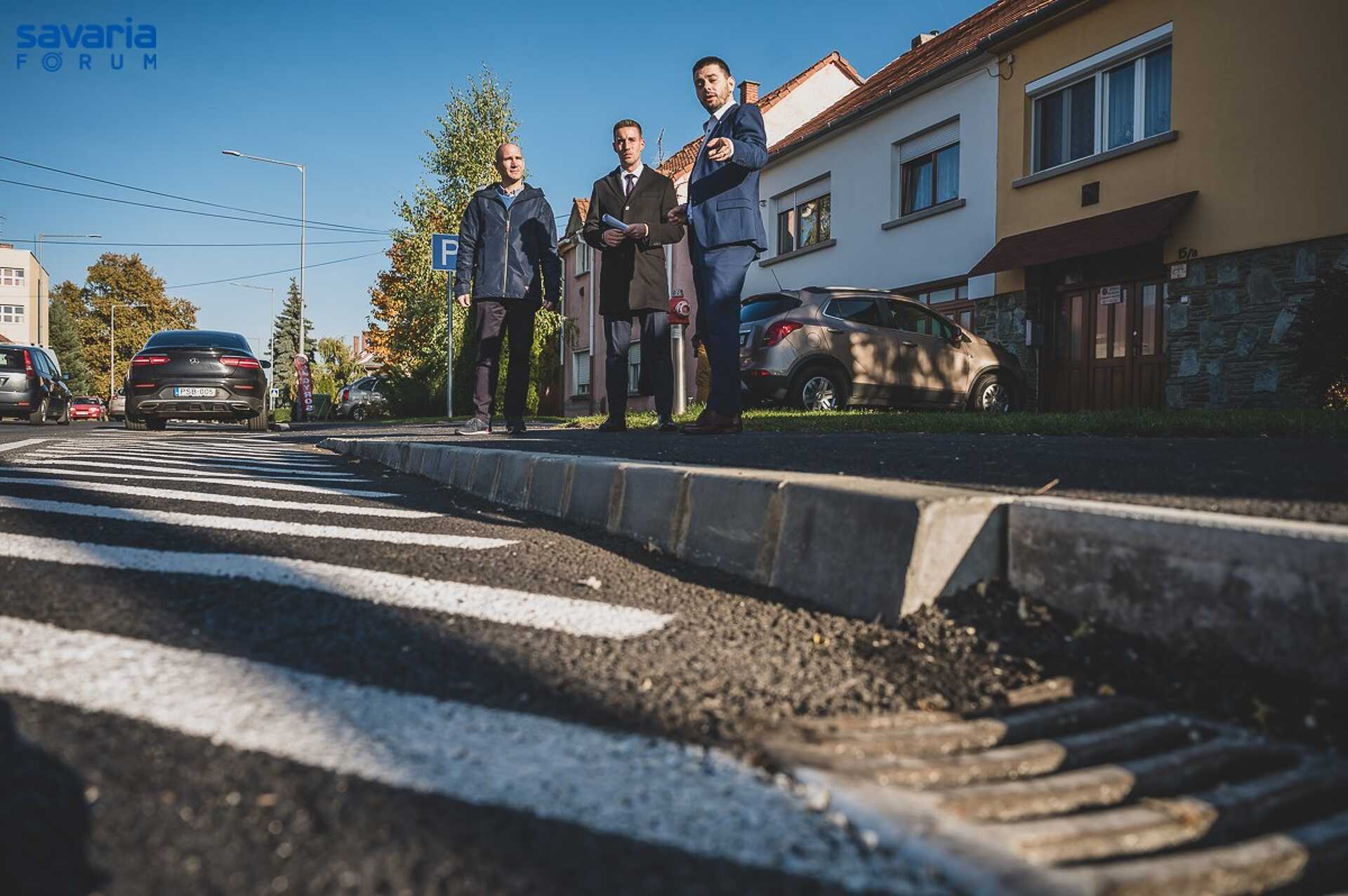 Járdafelújítás a Szent Gellért utcában és a Hunyadi úton