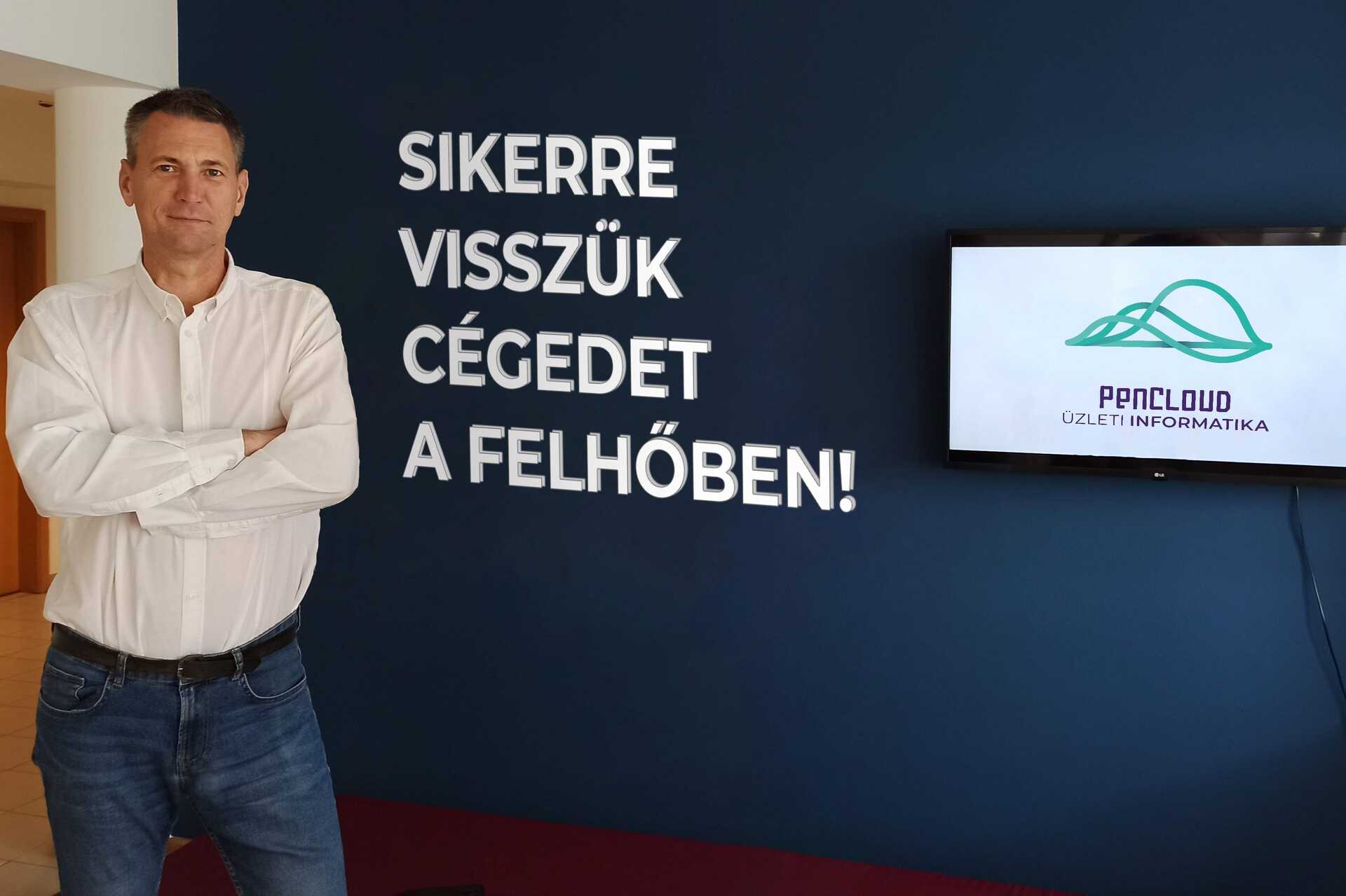Fonyó Szabolcs, a Pencloud alapítója, ügyvezetője