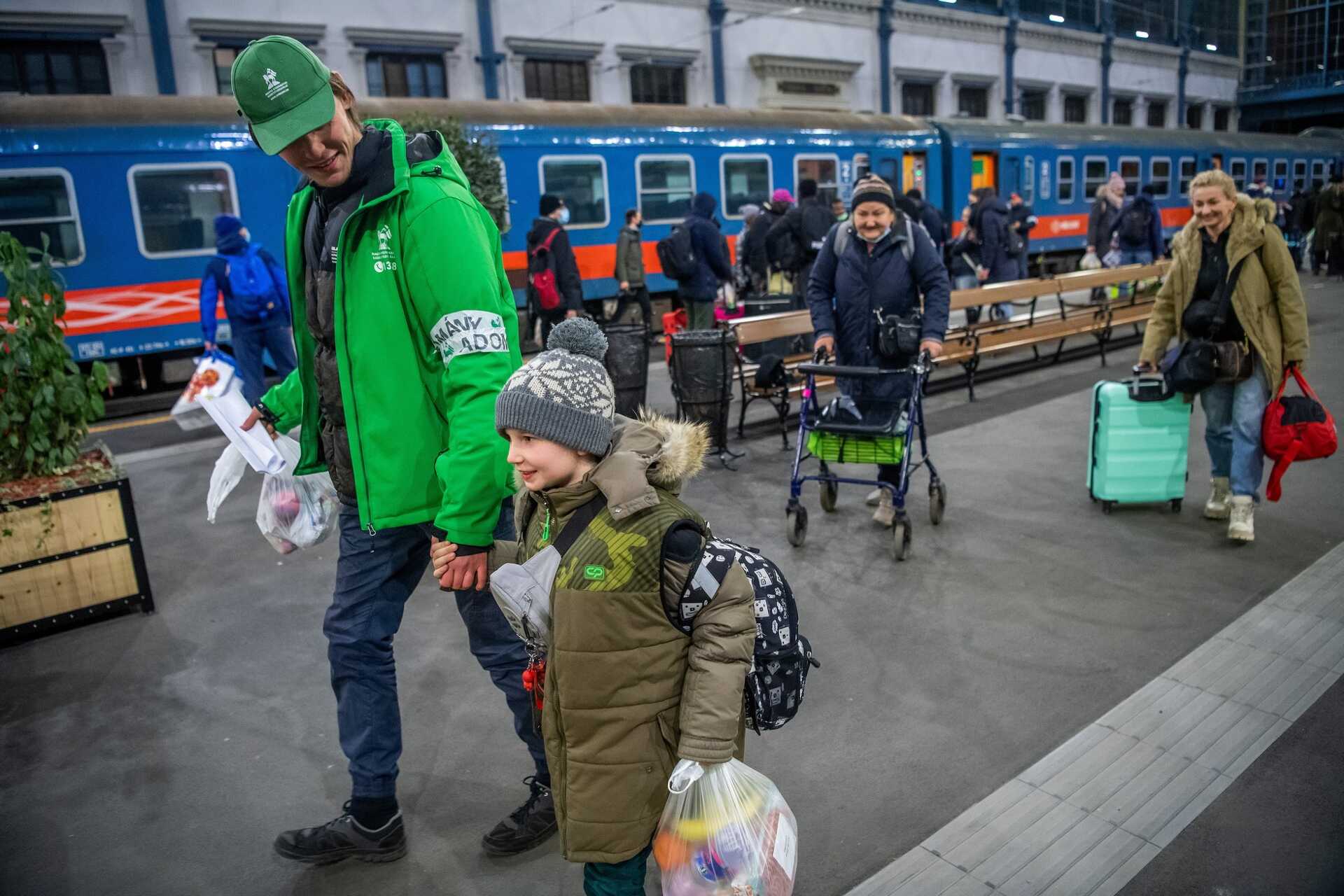 Ukrajnai háború, orosz-ukrán háború - Menekültek Budapesten