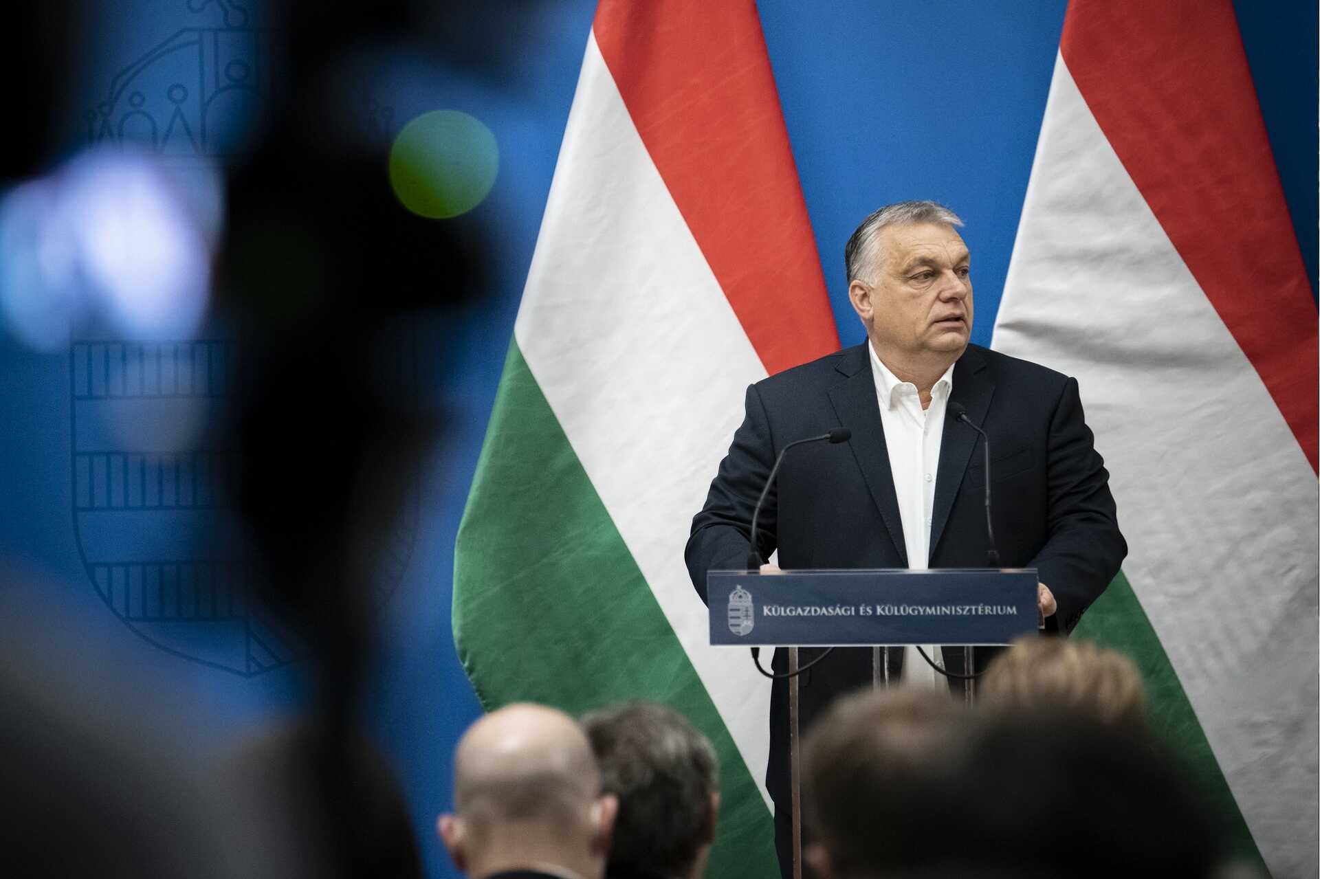 Orbán Viktor az orosz-ukrán háború miatti nagyköveti értekezleten