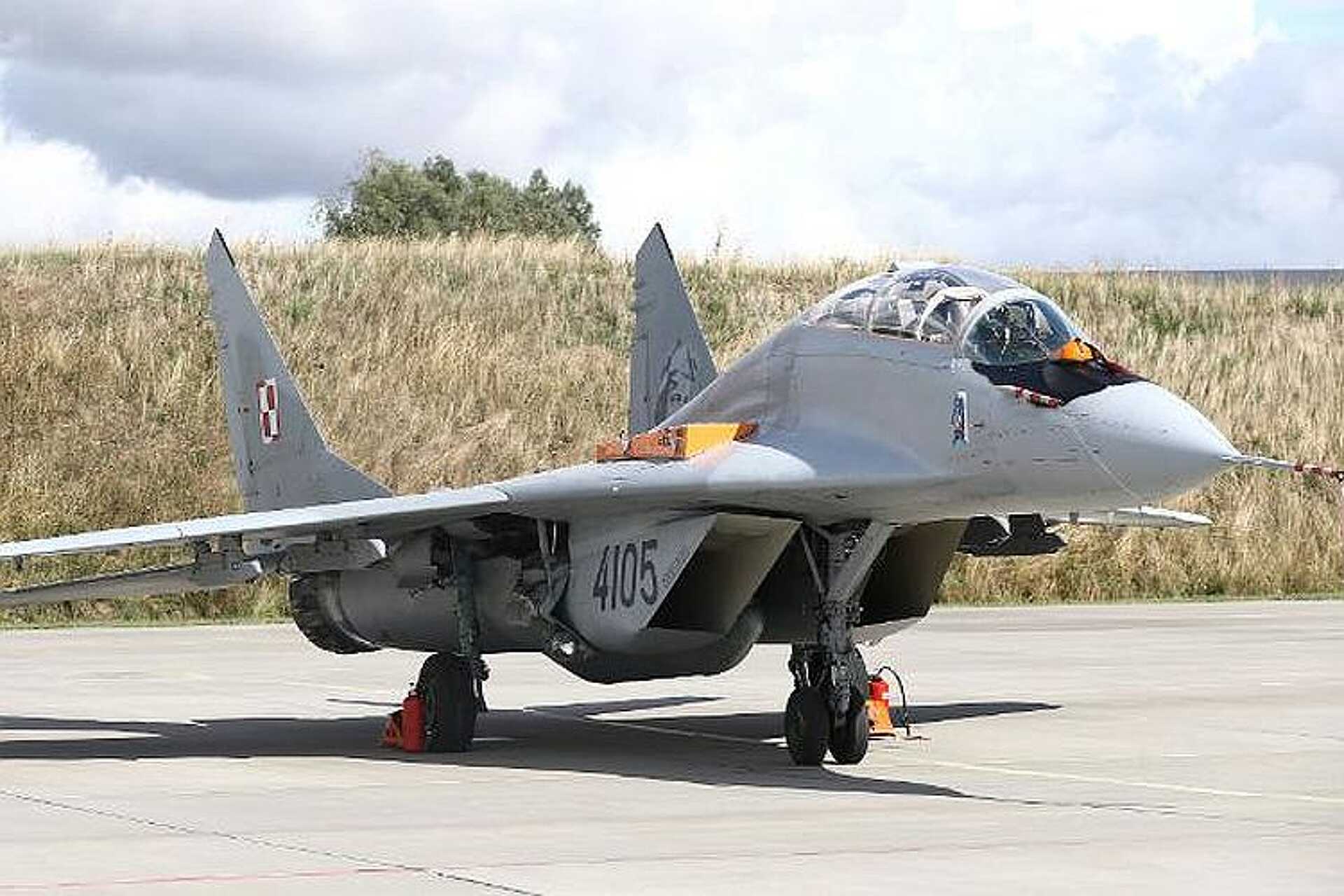 Mig-21 egy lengyelországi bázison