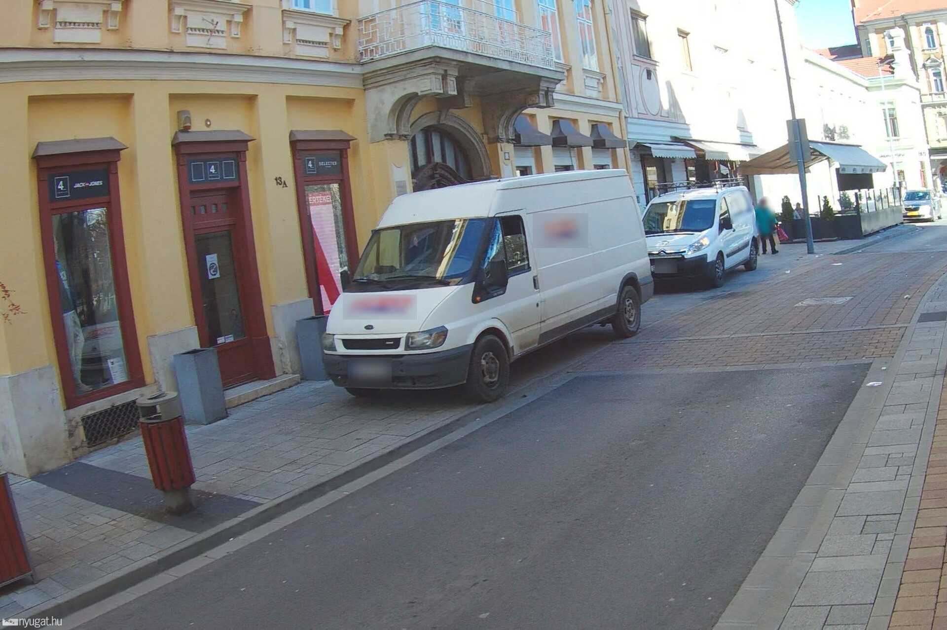 Szabálytalan és kreatív parkolások Szombathelyen