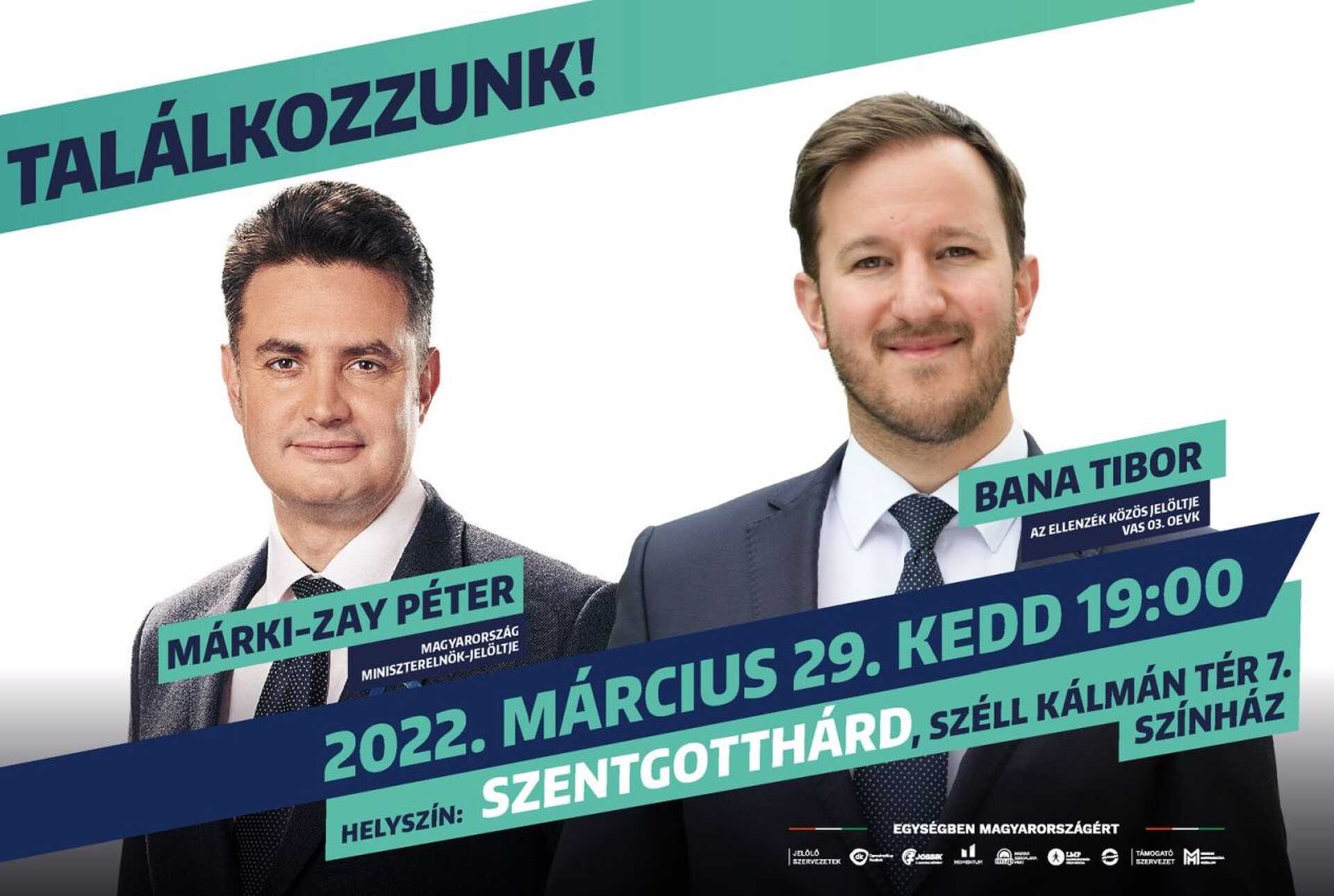 Márki-Zay Péter és Bana Tibor plakát