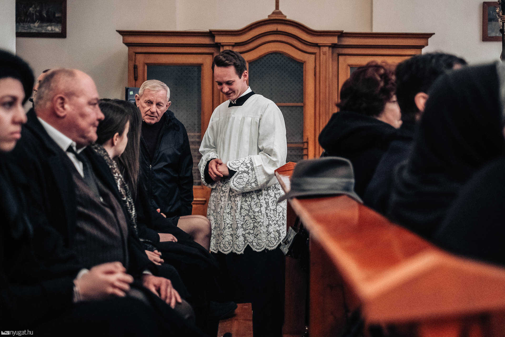 Brenner-film forgatása a Szalézi-templomban