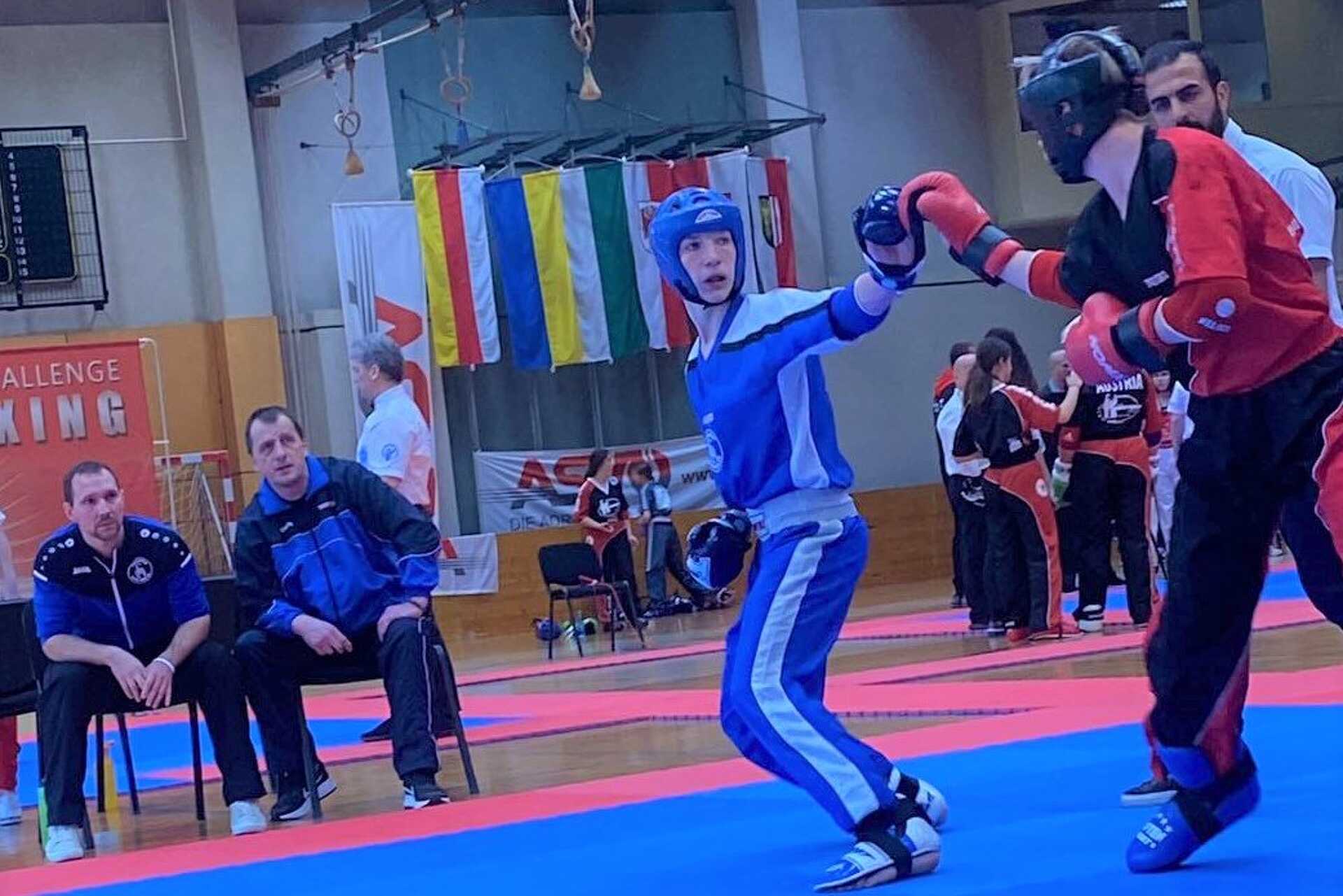 Vörös Márton pontfighting küzdelem - Skorpió Kick-box SE