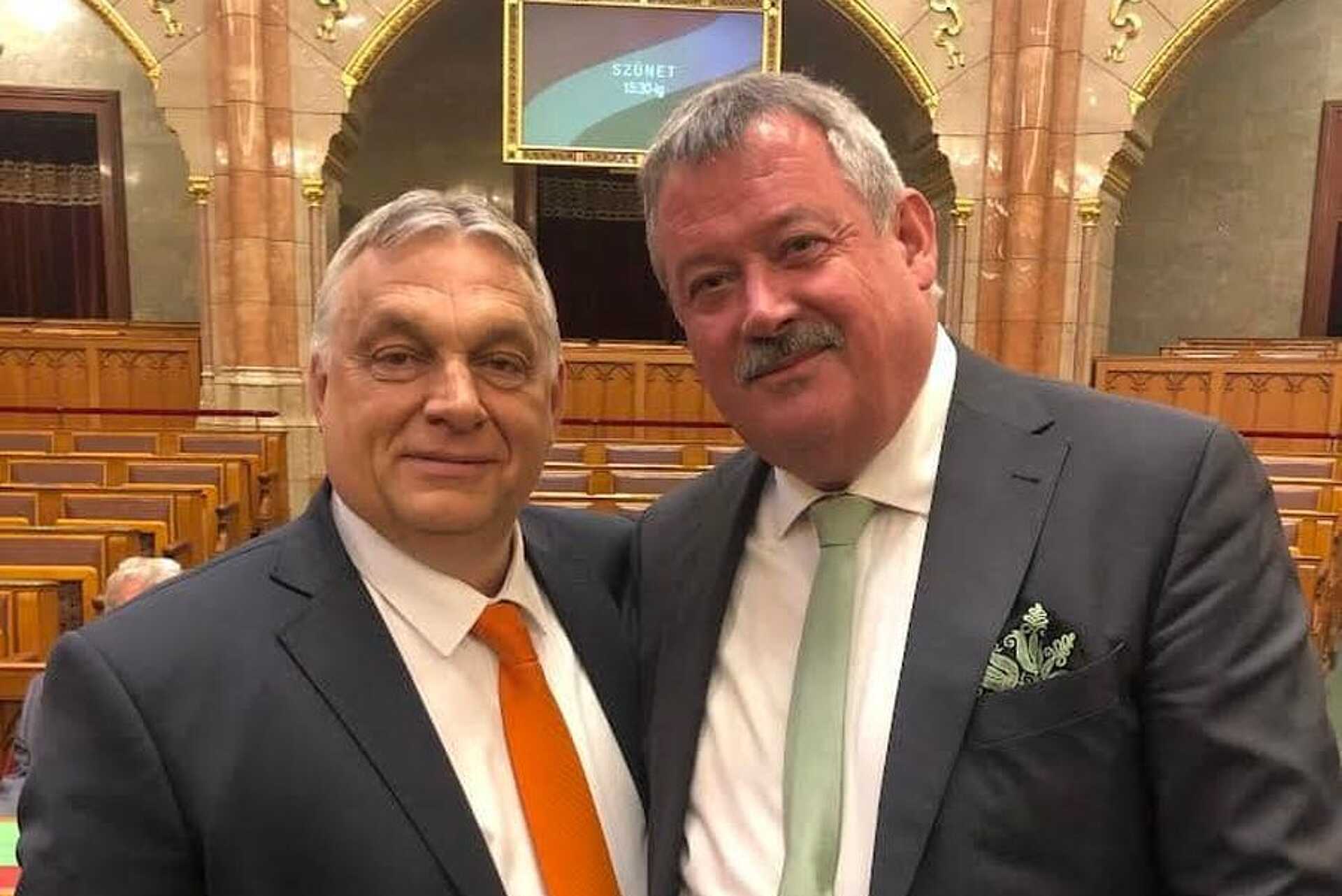 V. Németh Zsolt Orbán Viktorral