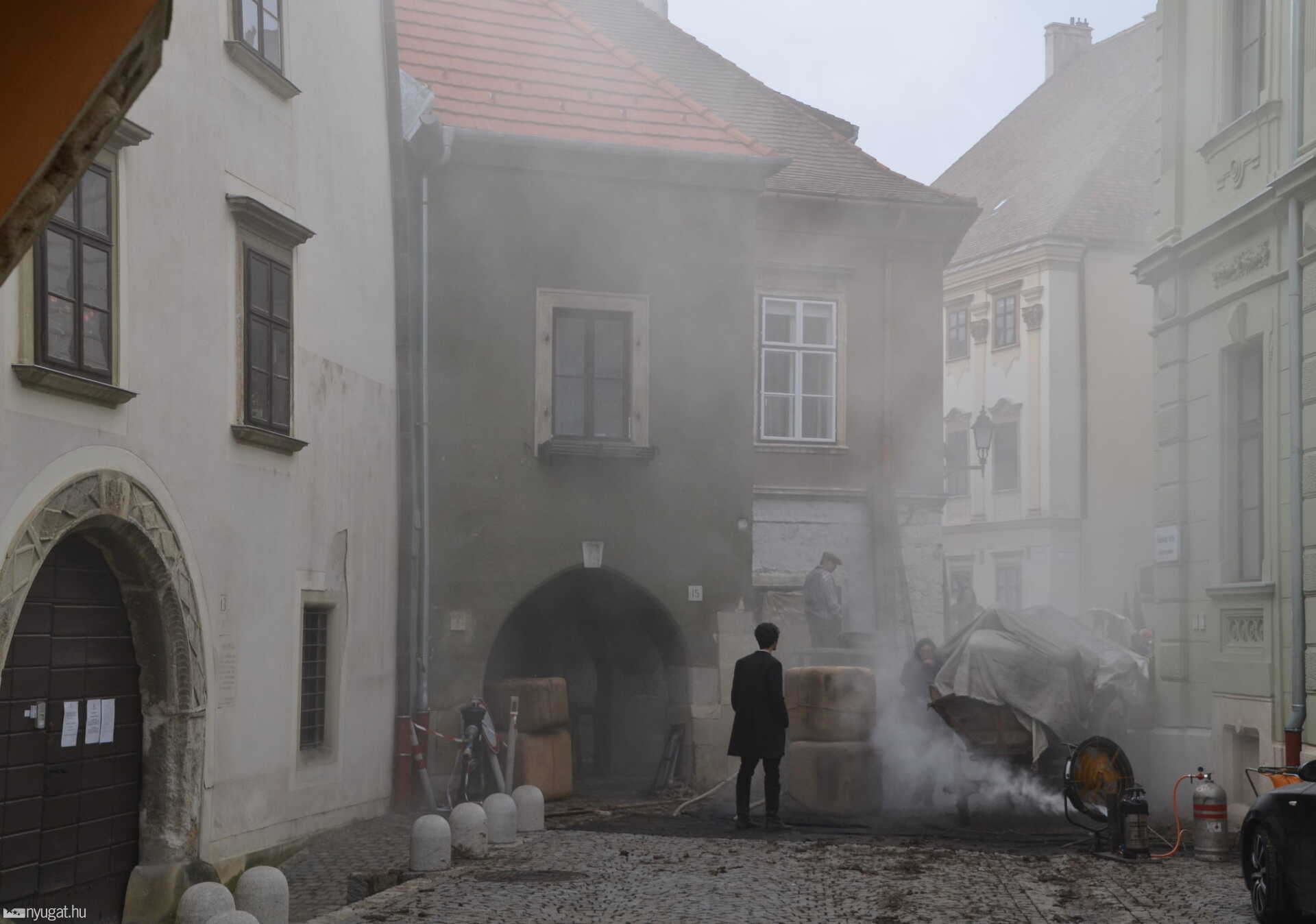 Füstös jelenet a Petőfiről szóló filmből. 
