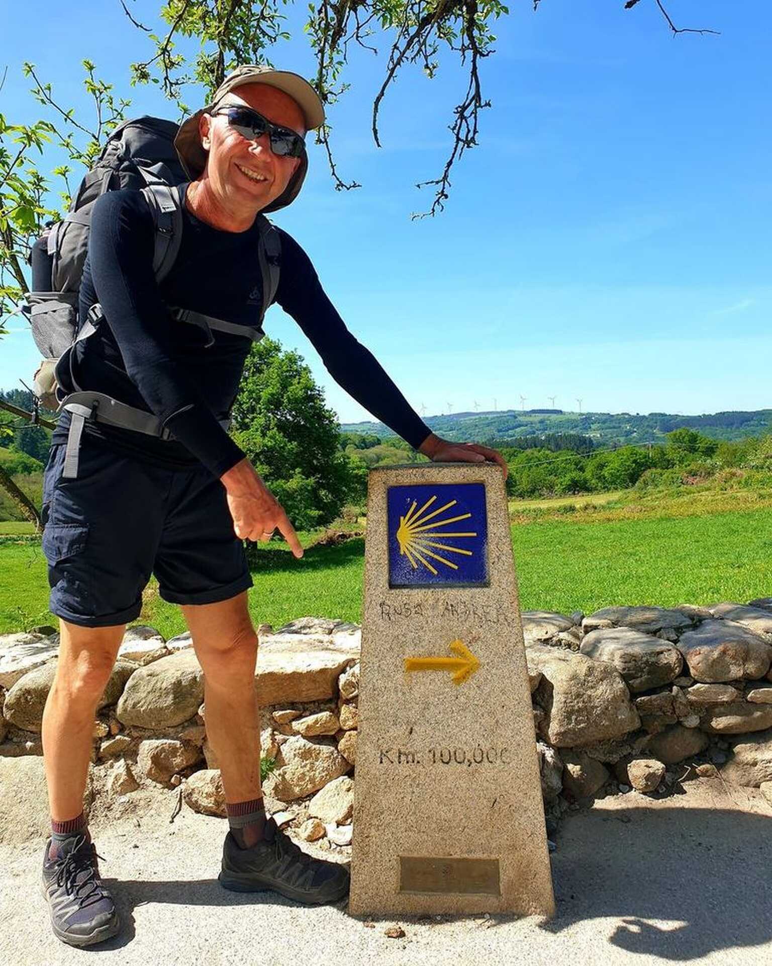 Koczka Tibor az El Caminón