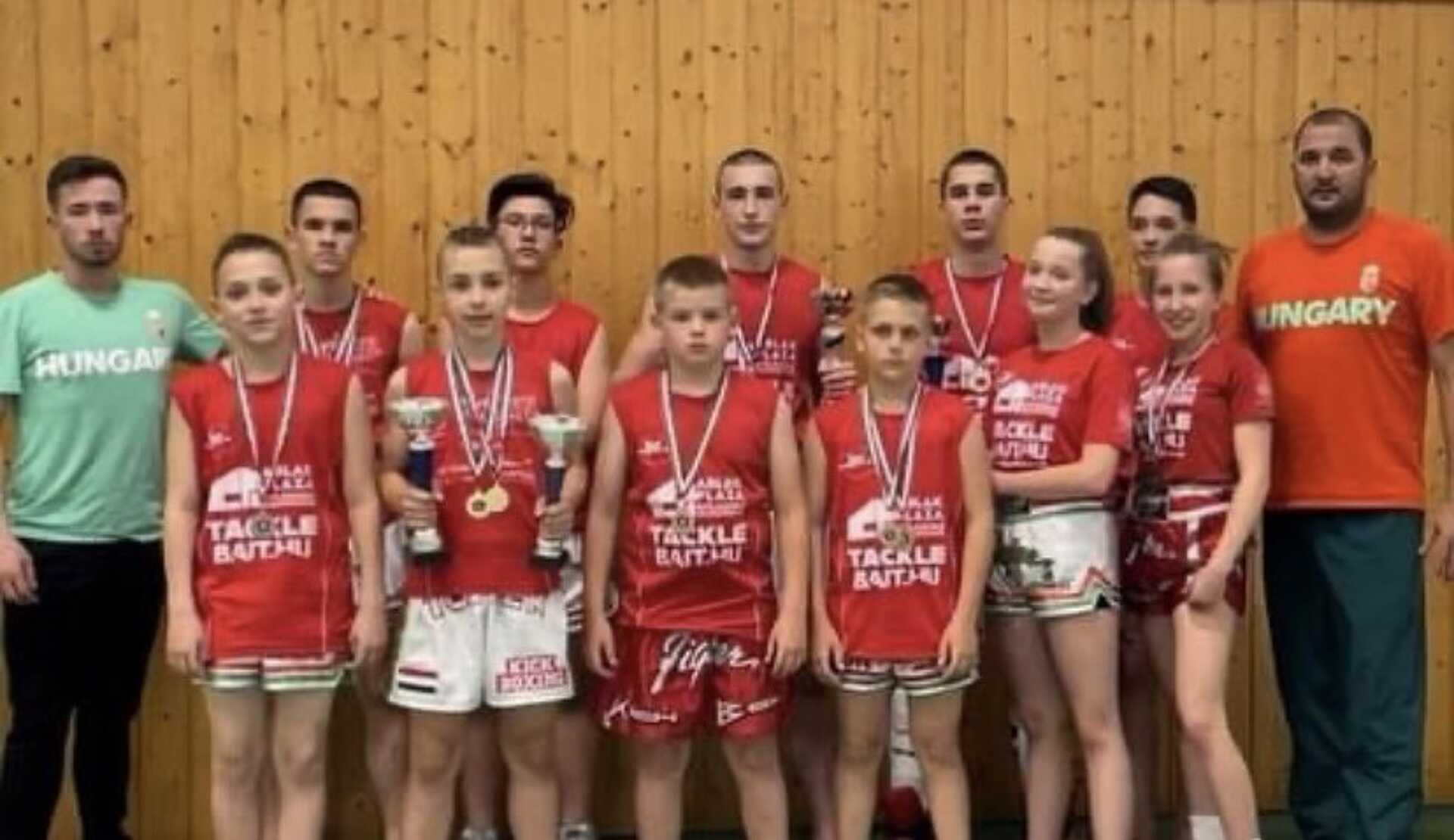 A Controll SE versenyzői a Kick-Box Utánpótlás Országos Bajnokságon