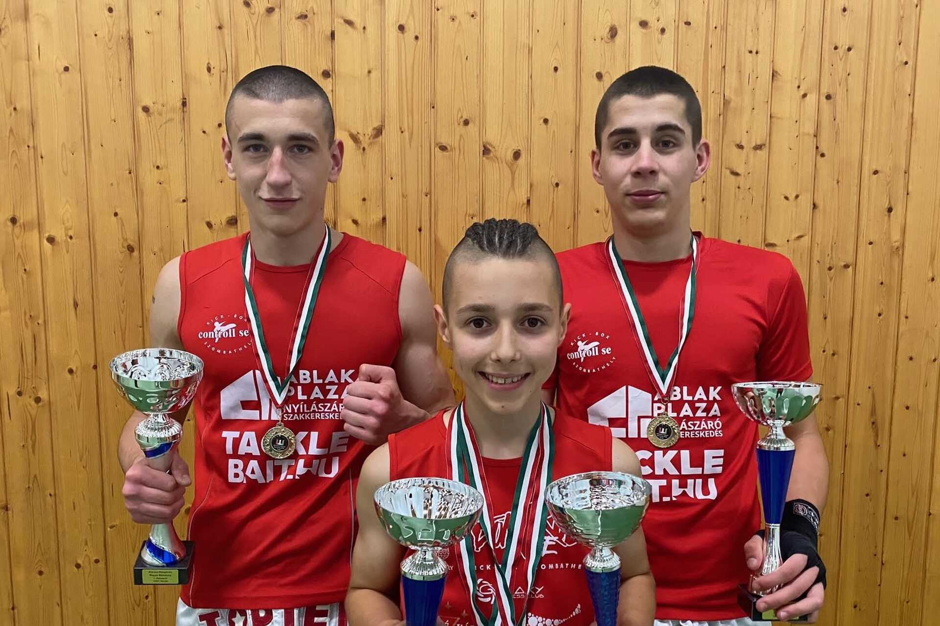 A Controll SE versenyzői a Kick-Box Utánpótlás Országos Bajnokságon