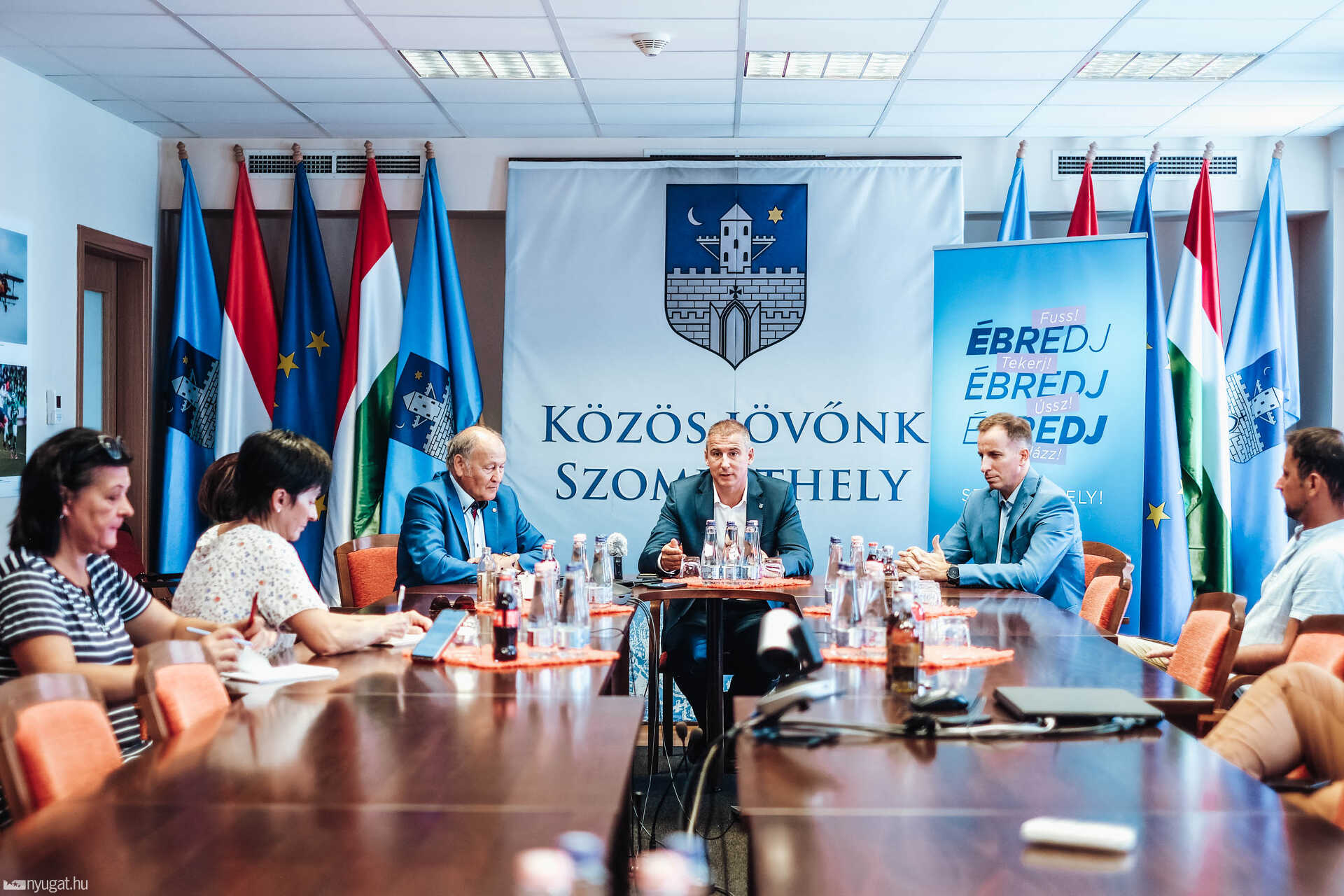 Sajtótájékoztató az Ébredj Szombathely! programsorozatról
