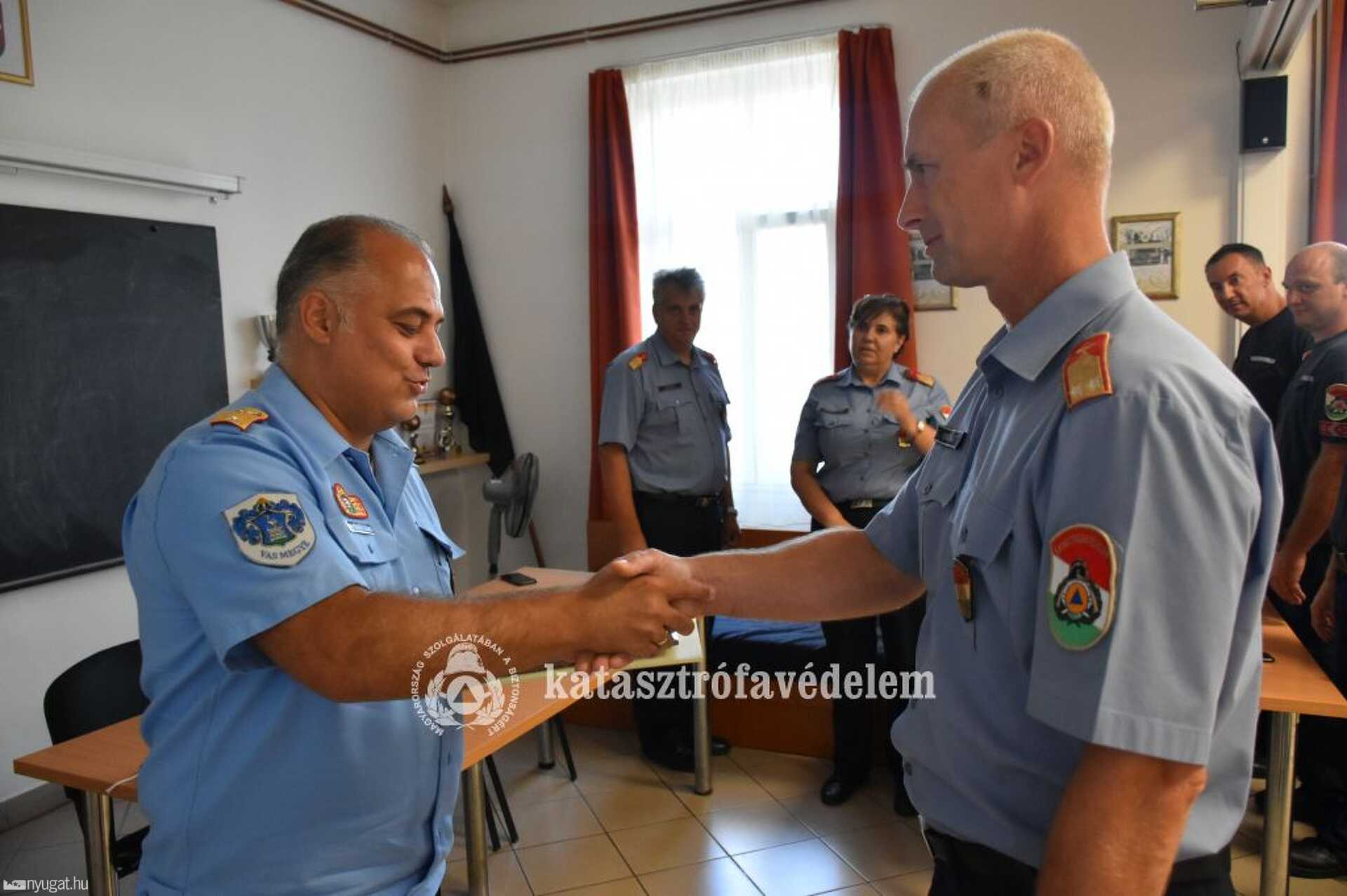Elismerést kapott három Vas megyei tűzoltó
