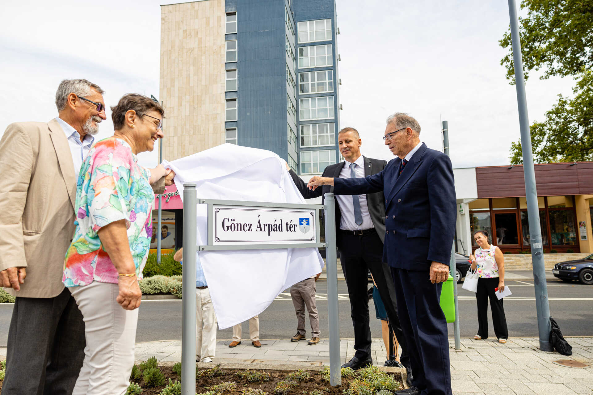 Göncz Árpád tér avatása augusztus 20-án