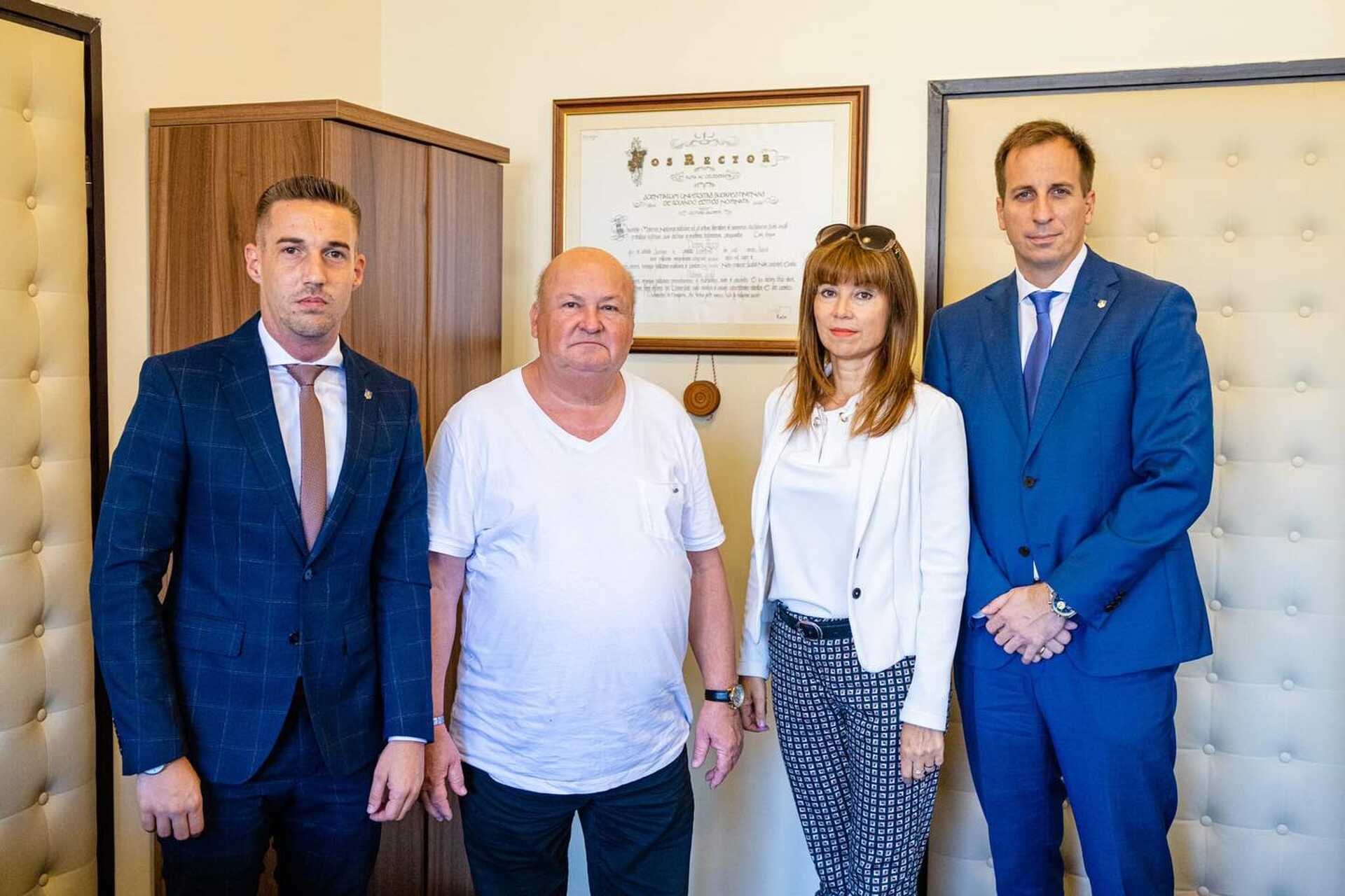 Horváth Soma, Gombás Endre, Lovas Henriett és László Győző