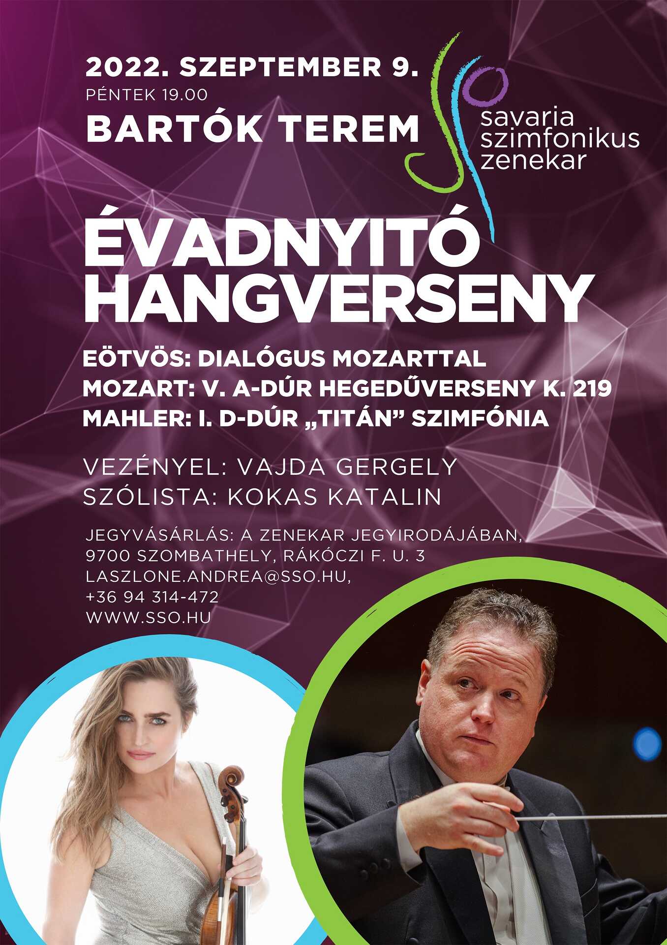 Savaria Szimfonikus Zenekar évadnyitó 2022 ősz