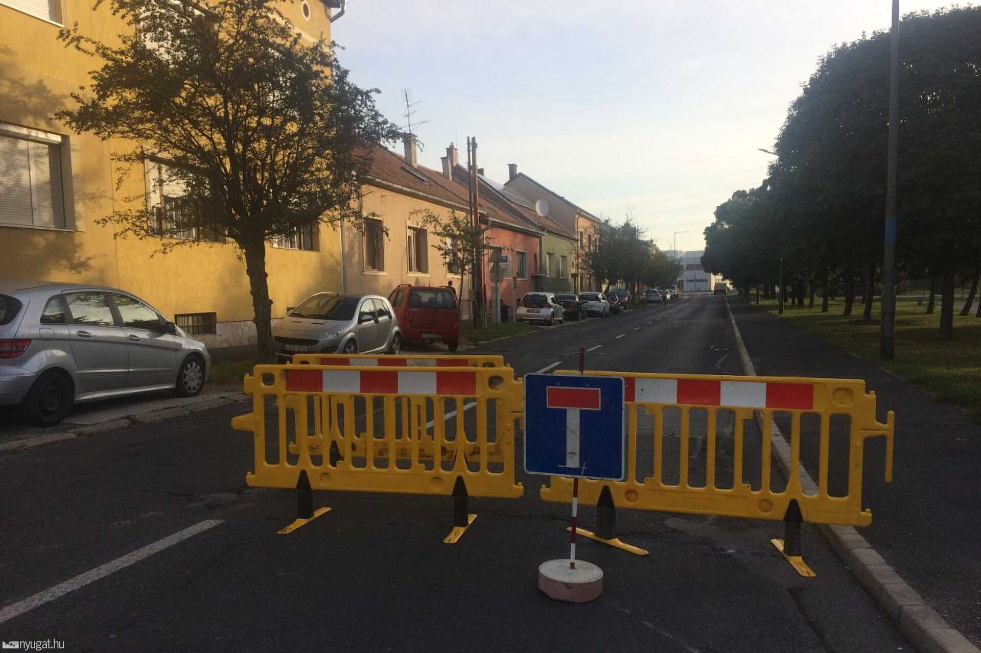 Útlezárás, Zrínyi Ilona utca, Hunyadi utca