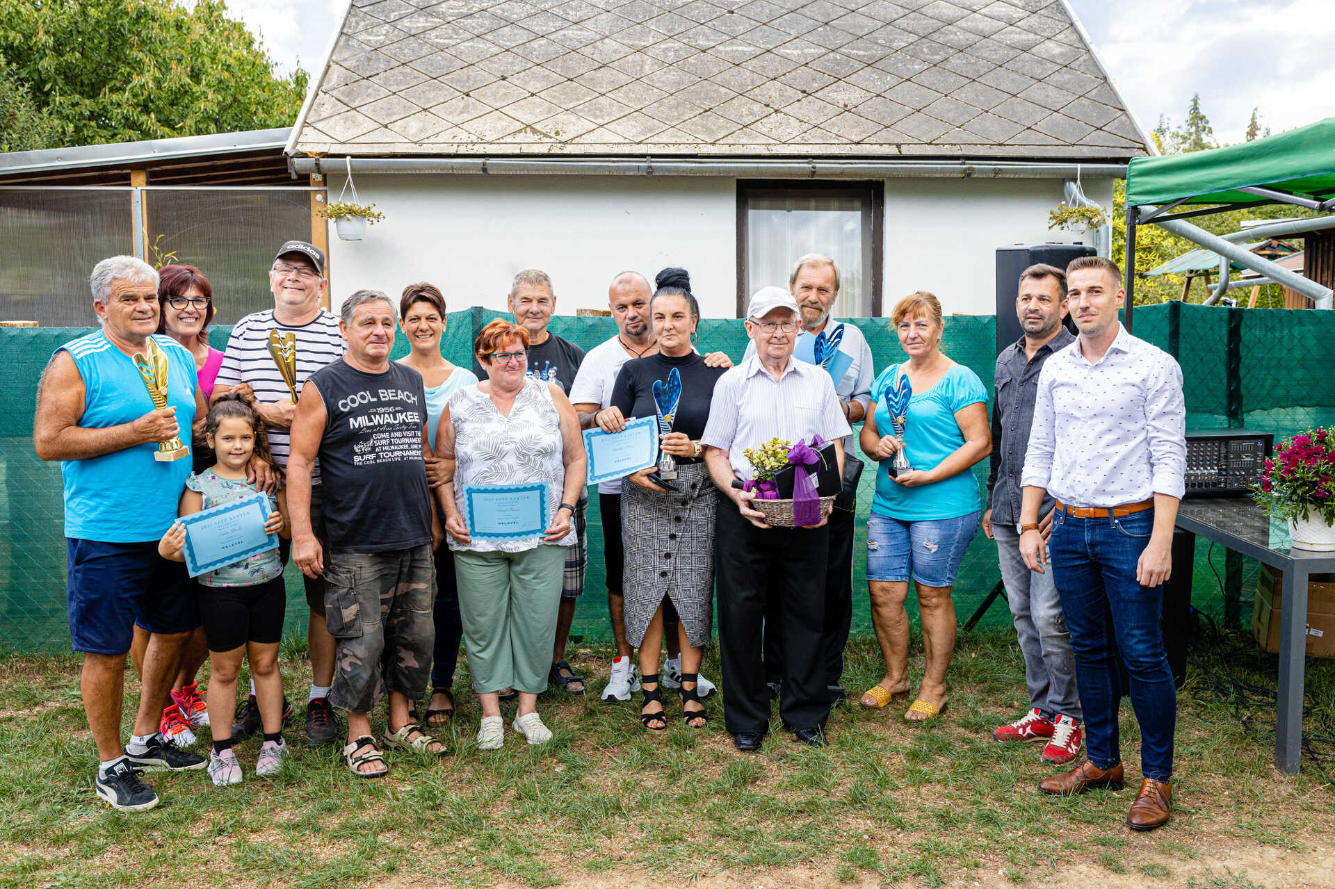 Szép kertek díjátadó a Parkerdőben