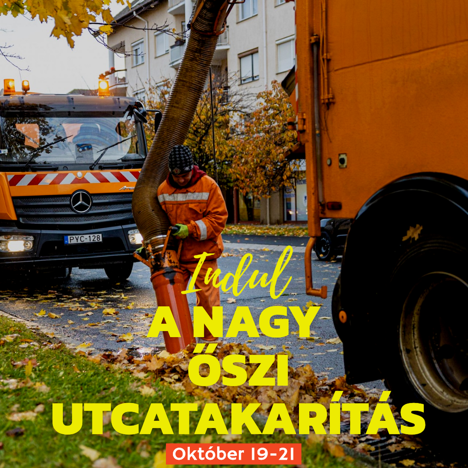 Indul a nagy őszi utcatakarítás Szombathelyen