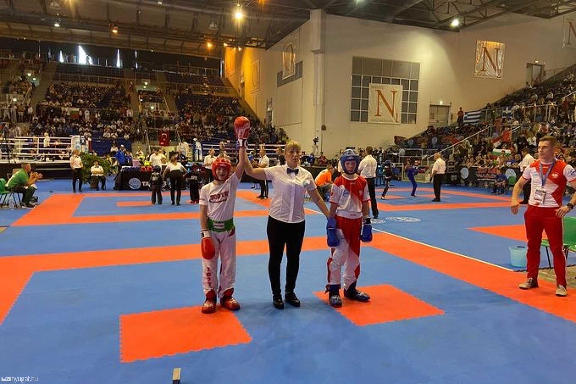 Horváth Szabolcs a jesolói kick-box világbajnokságon