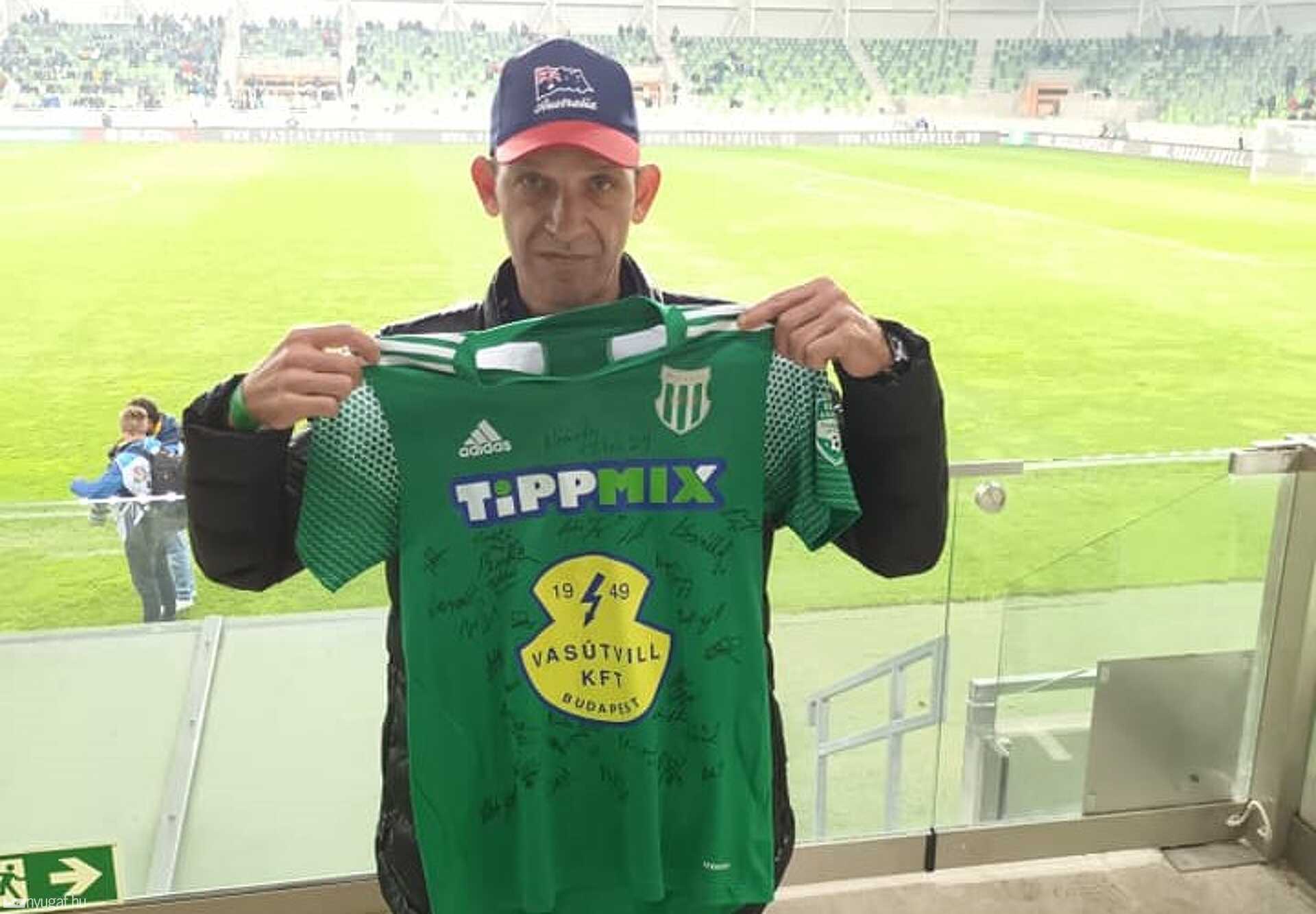 Németh Krisztián mezt kap a Haladástól