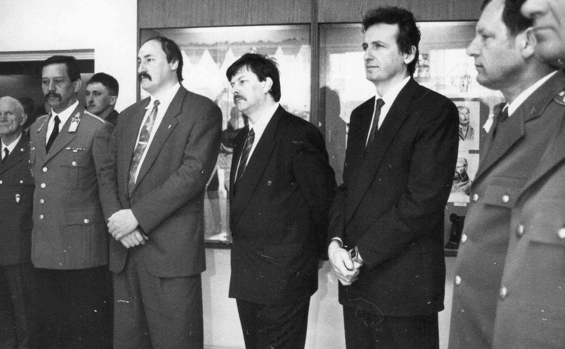 Wagner András a szombathelyi laktanyában egy rendezvényen