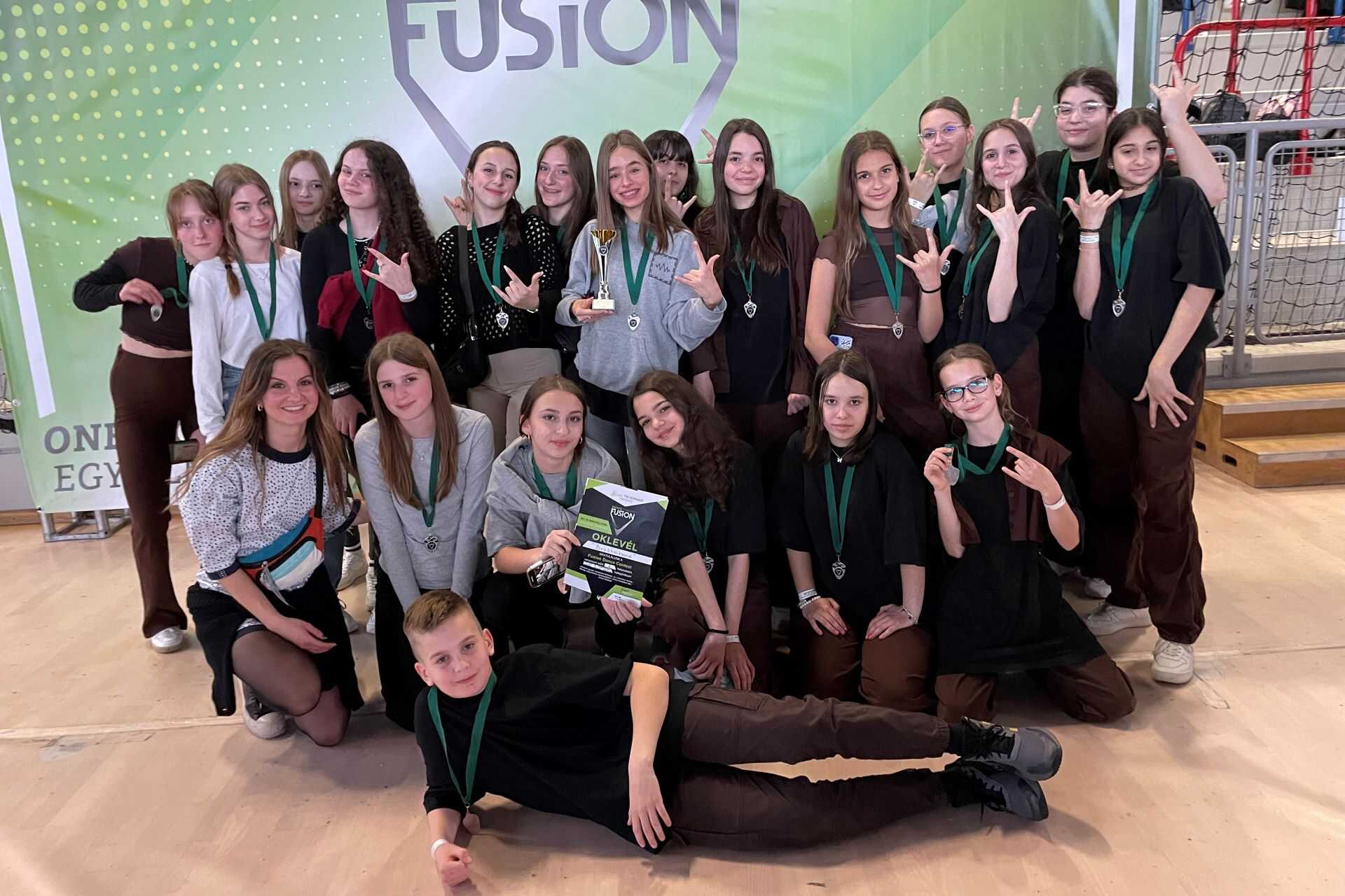 Az Energy Dance Team táncosai Mosonmagyaróváron