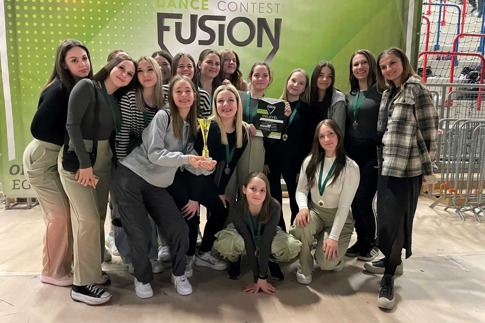 Az Energy Dance Team táncosai Mosonmagyaróváron