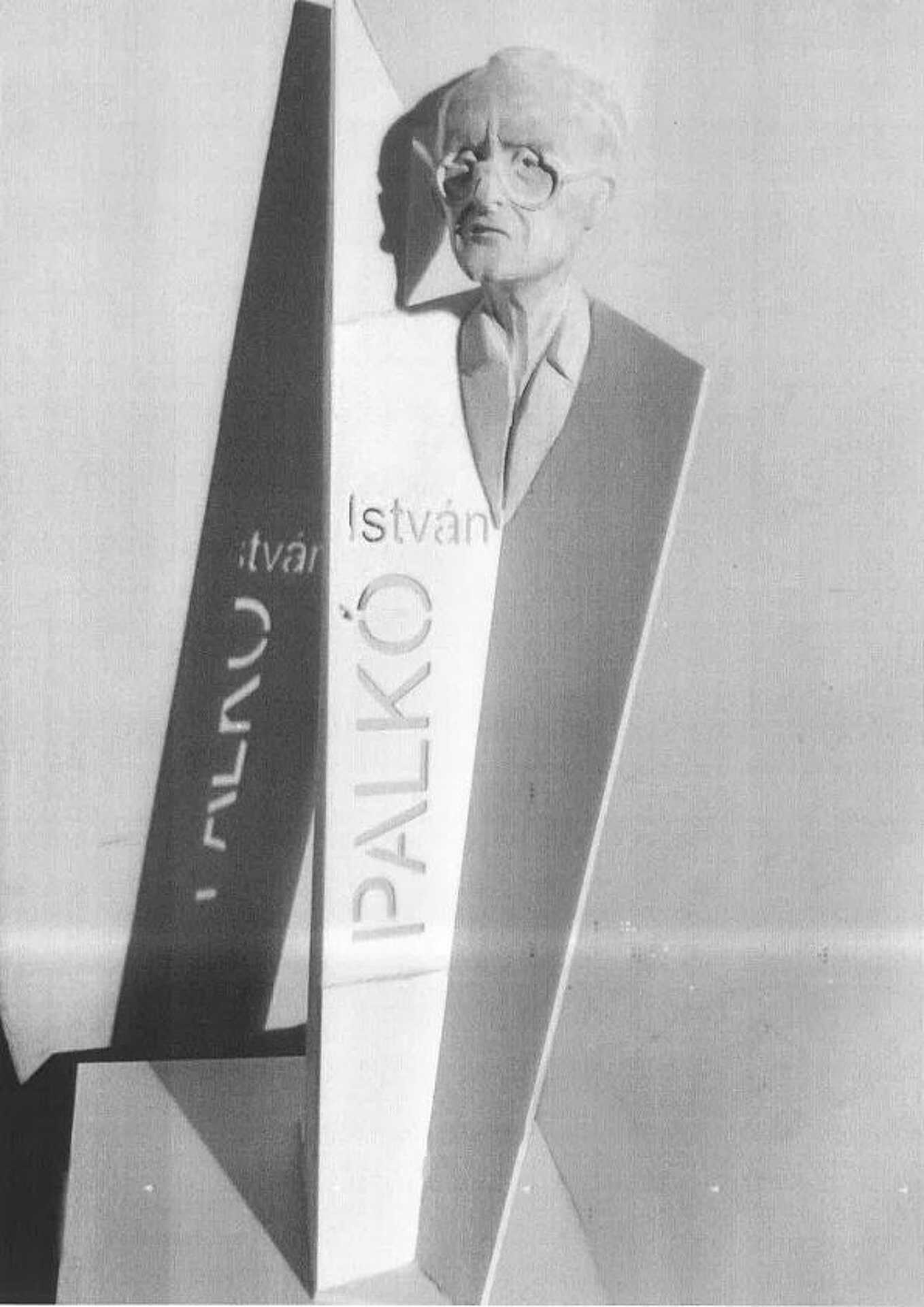 Dr. Palkó István szobor látványterv