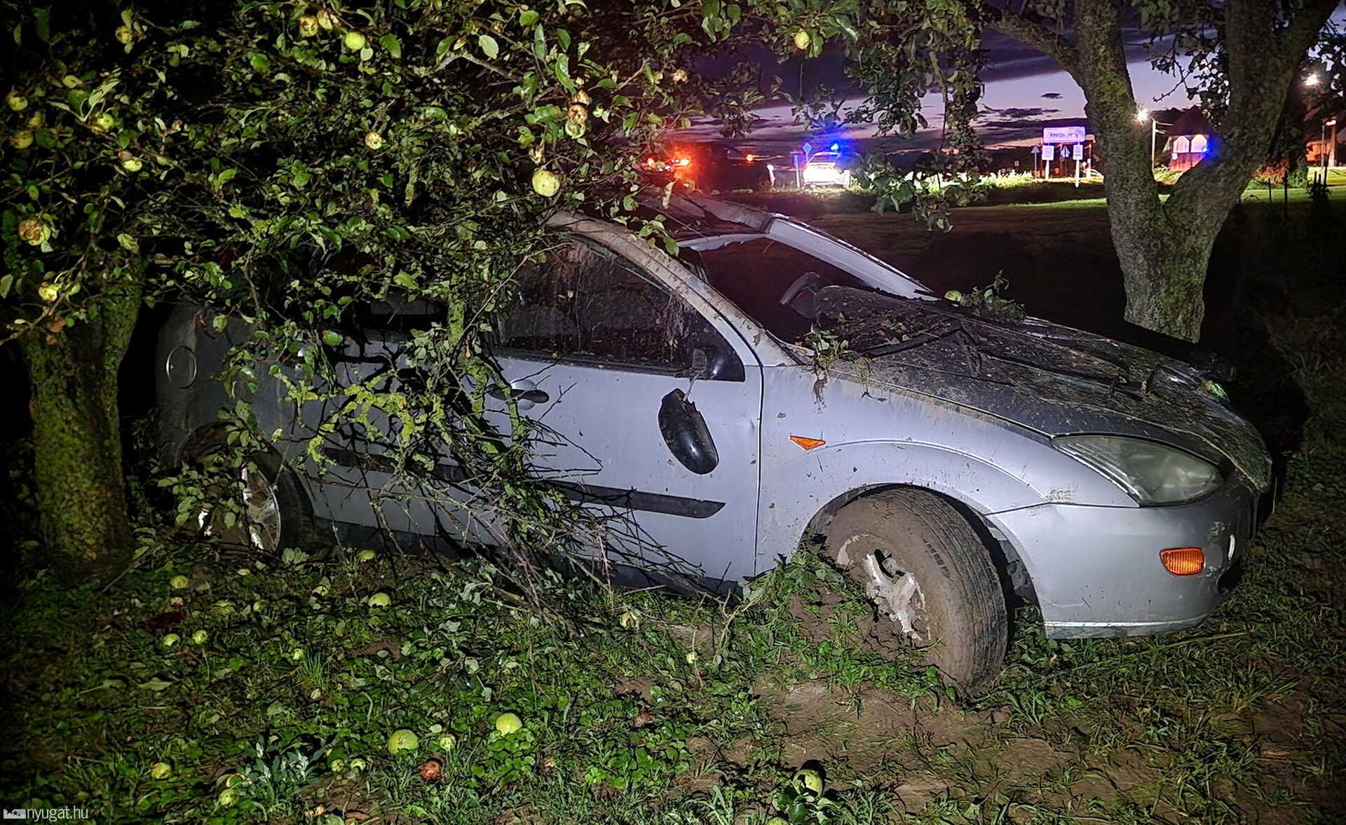 Almafának ütközött egy Ford Vasszécseny közelében