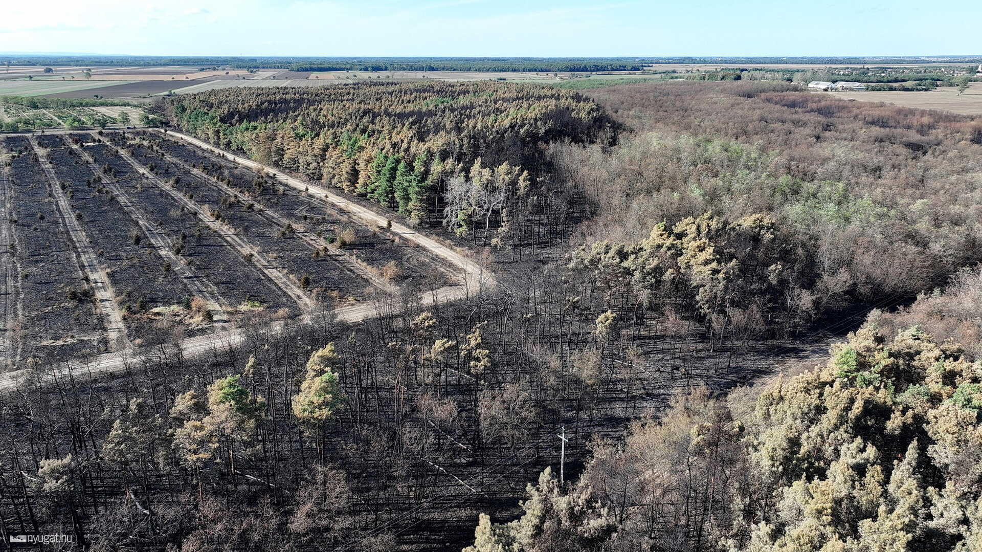 Jelentős károk keletkeztek a napokig tomboló tűzvészben