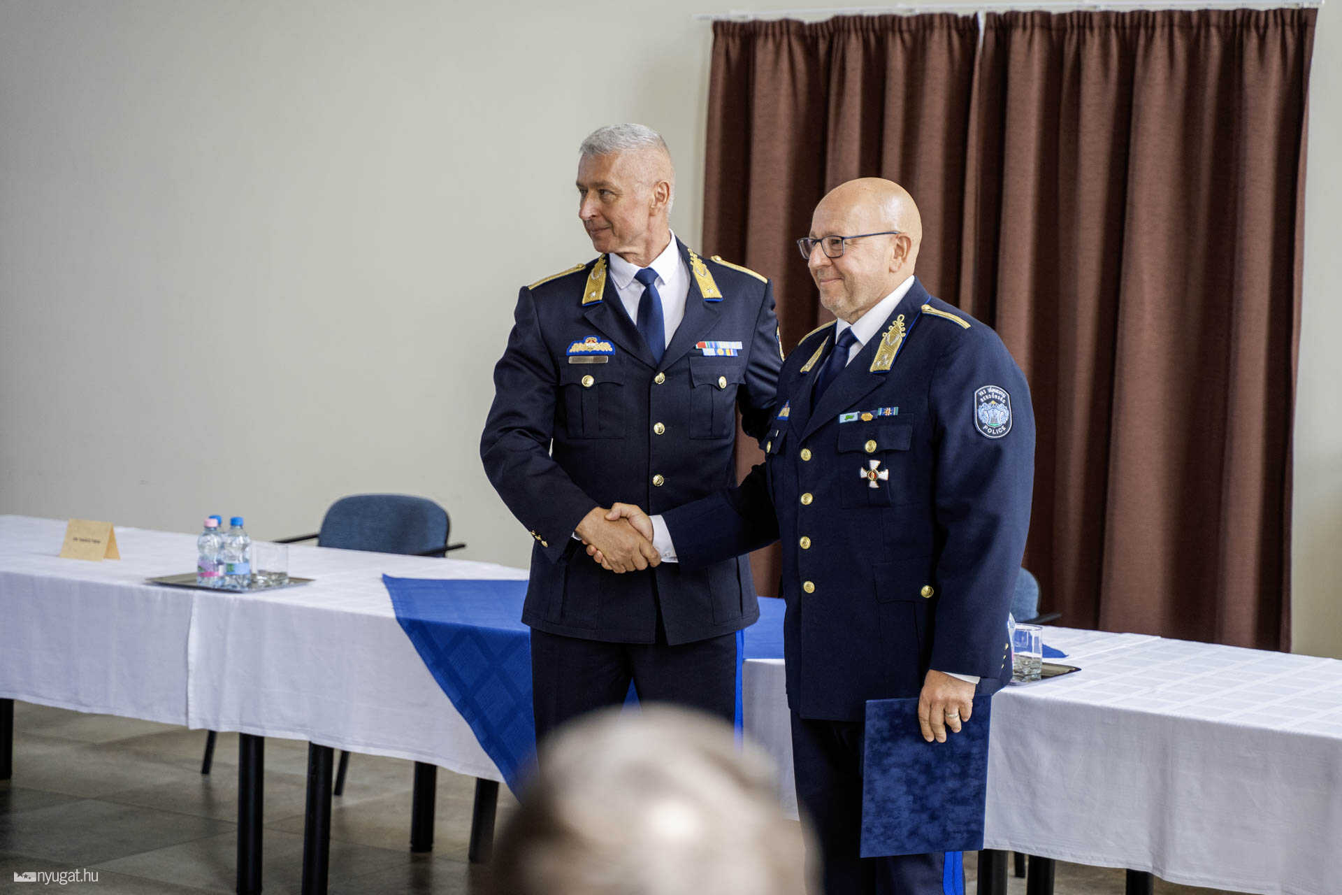 Vasvármegyei Rendőrfőkapitányság főkapitányi beosztás átadása 