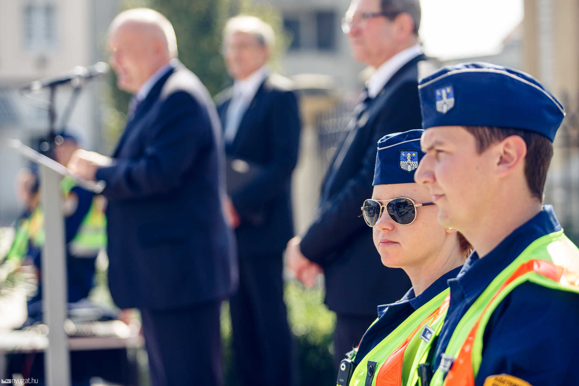 Köztéri kamerarendszer avatója a Fő téren