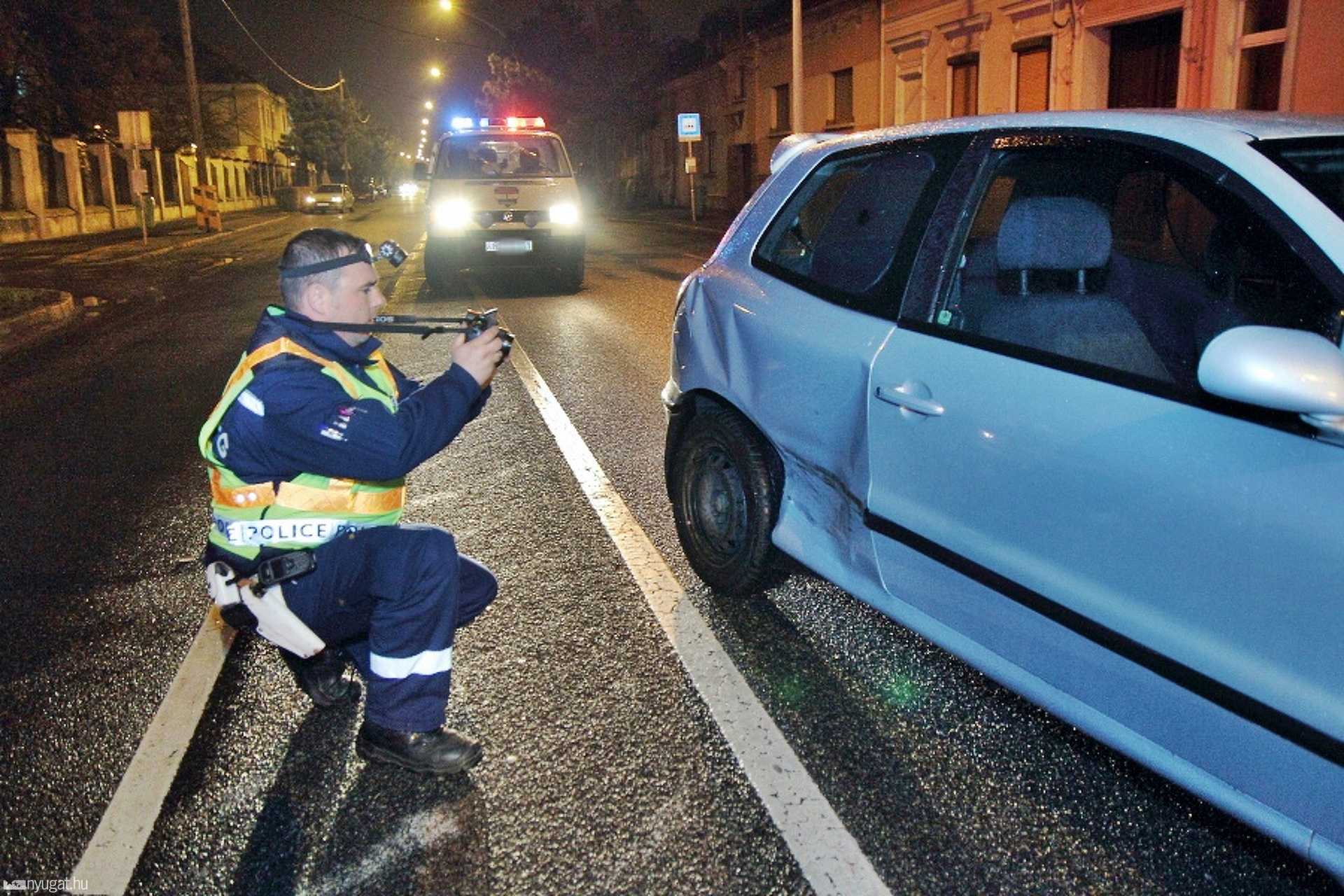 Két autó ütközött Szombathelyen
