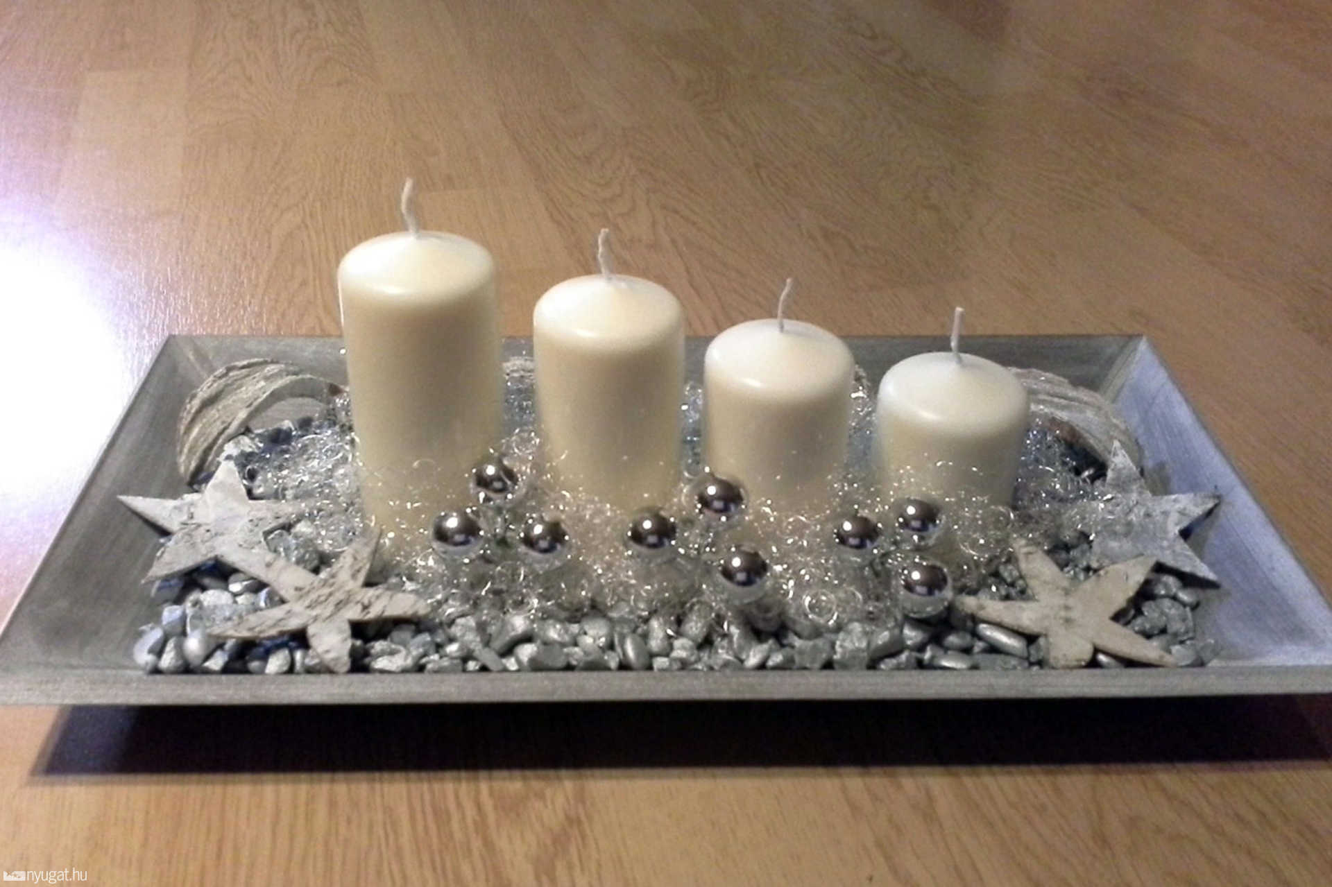 Csonka Balázs adventi gyertyatartója