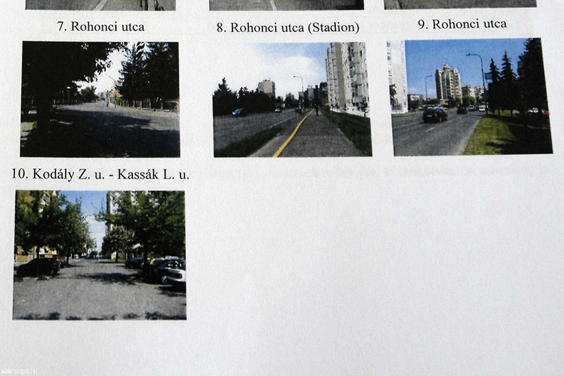 A szombathelyi villamos tervezett útvonala