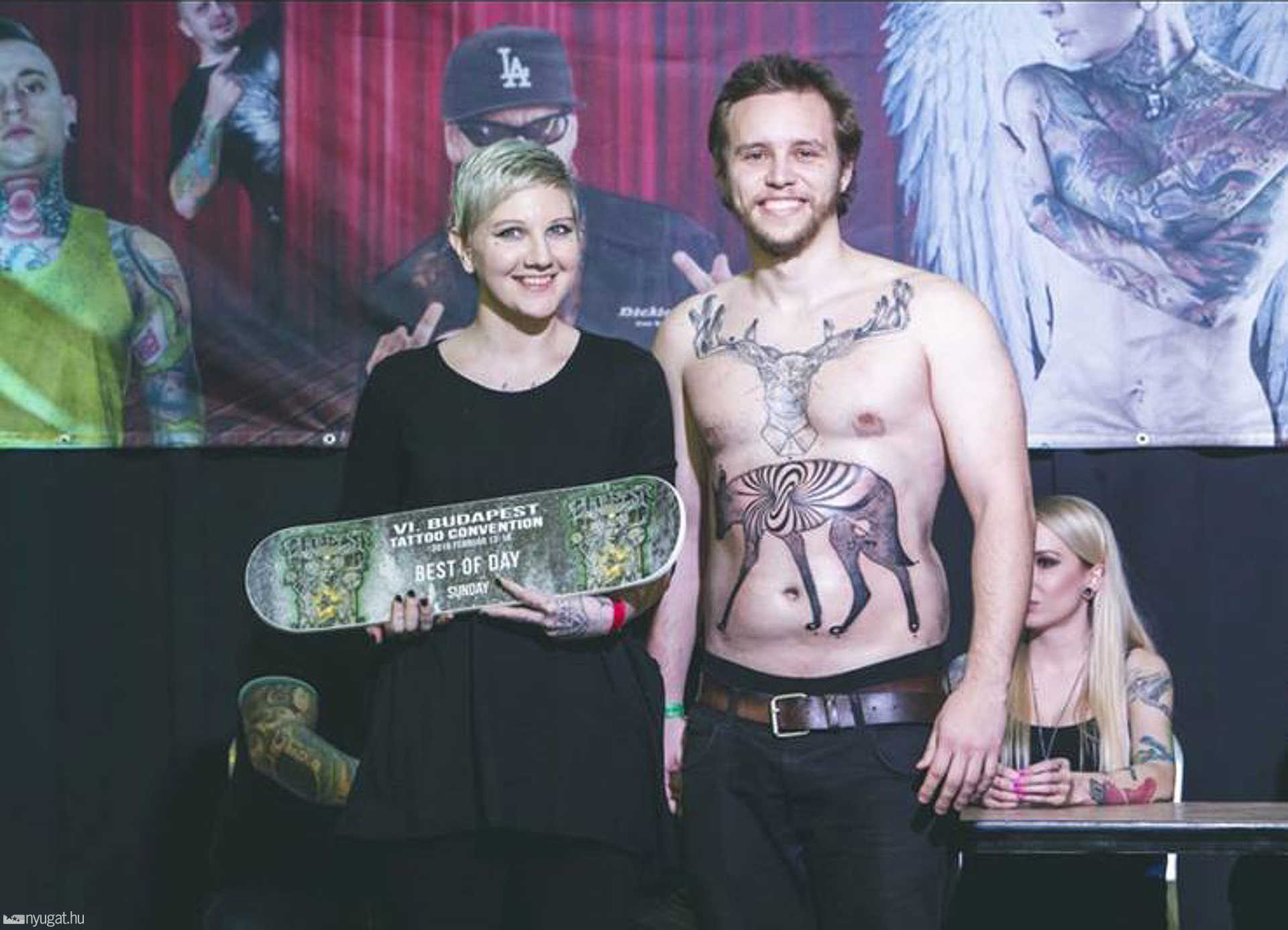 Franken Vivien a Budapest Tattoo Convetionön