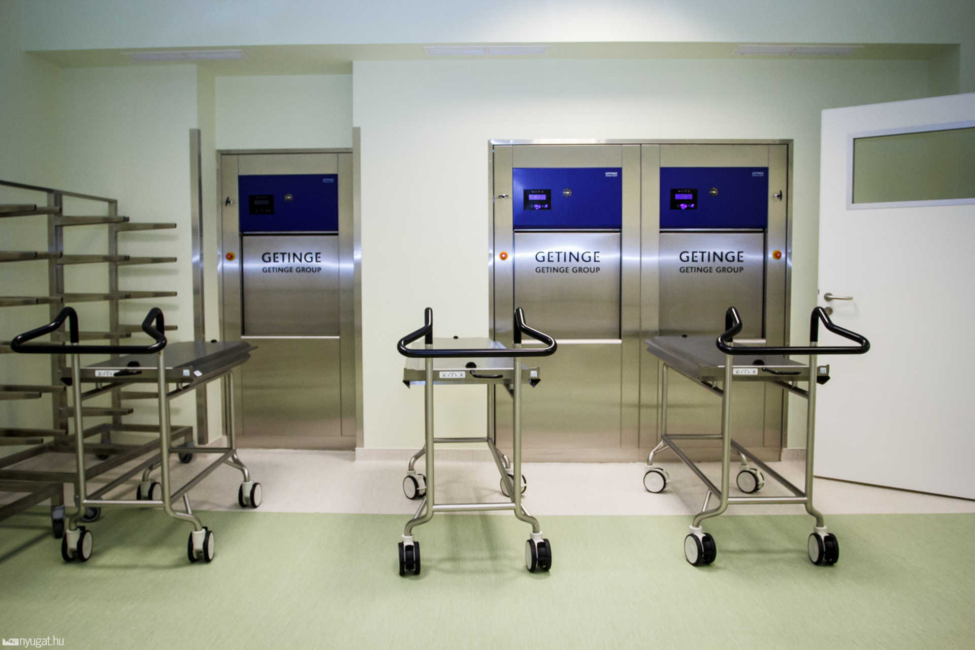 Központi sterilizáló bemutatása a Markusovszky Kórházban