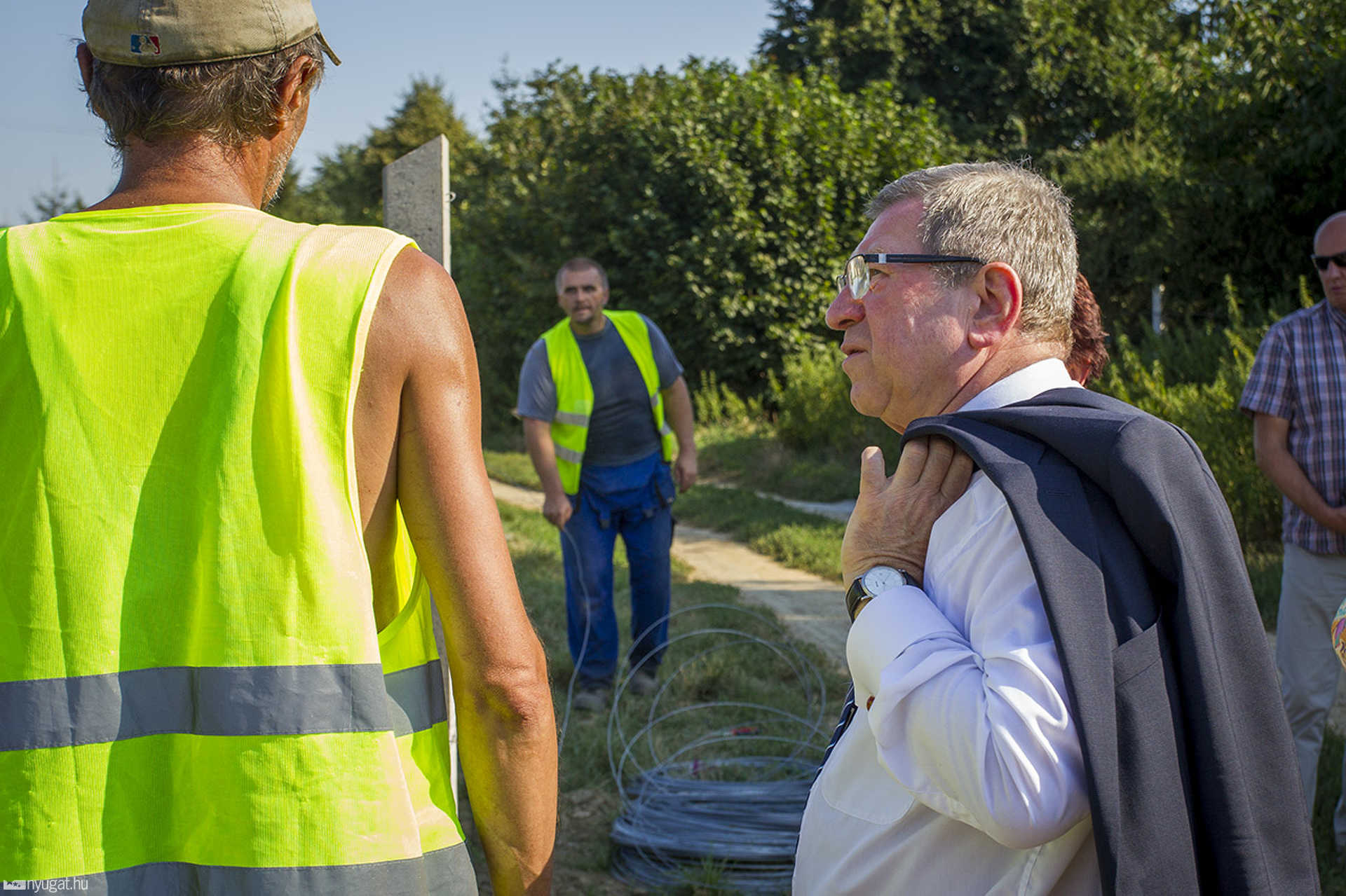 Sajtótájékoztató a Herényi temető bővítéséről