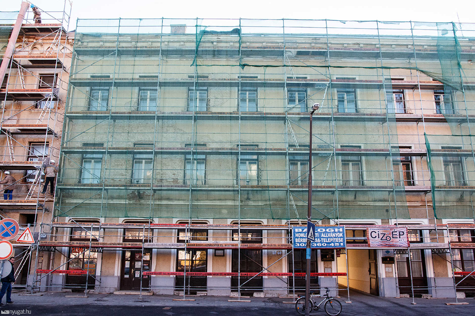 Épületfelújítás a kormányhivatalnál