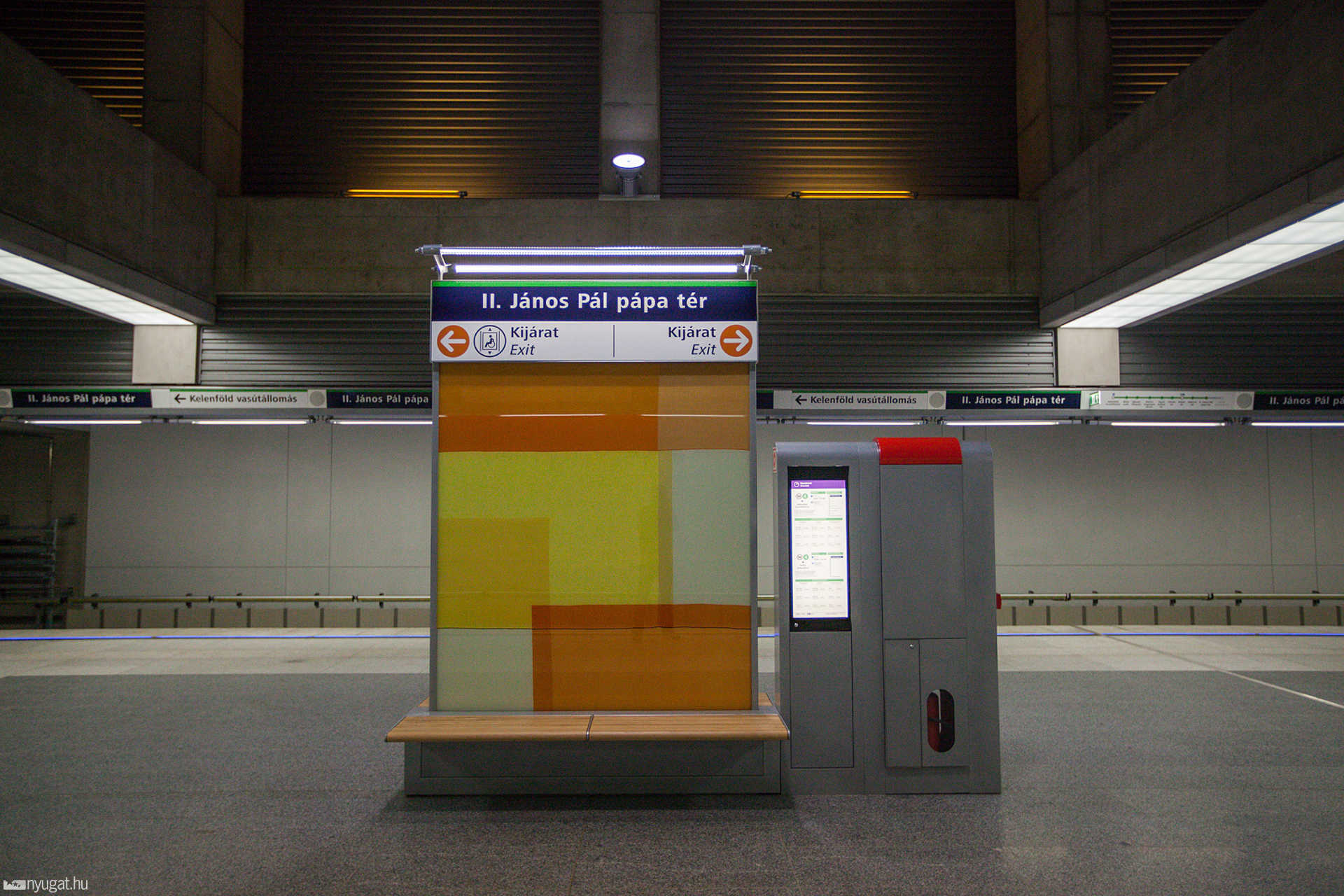 4-es metró az átadás napján