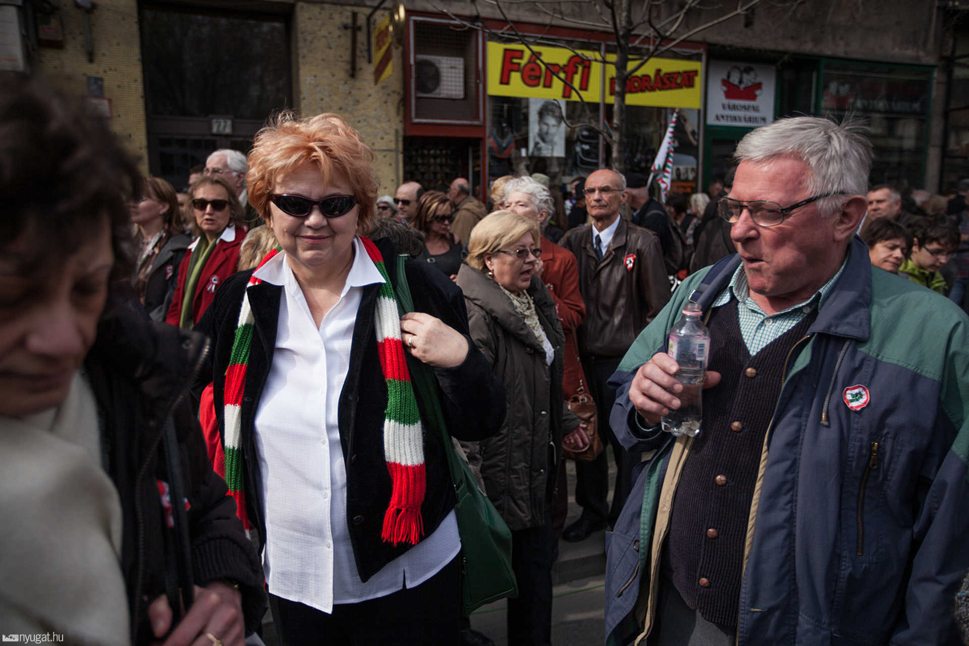 A Fidesz március tizenötödikéje Budapesten