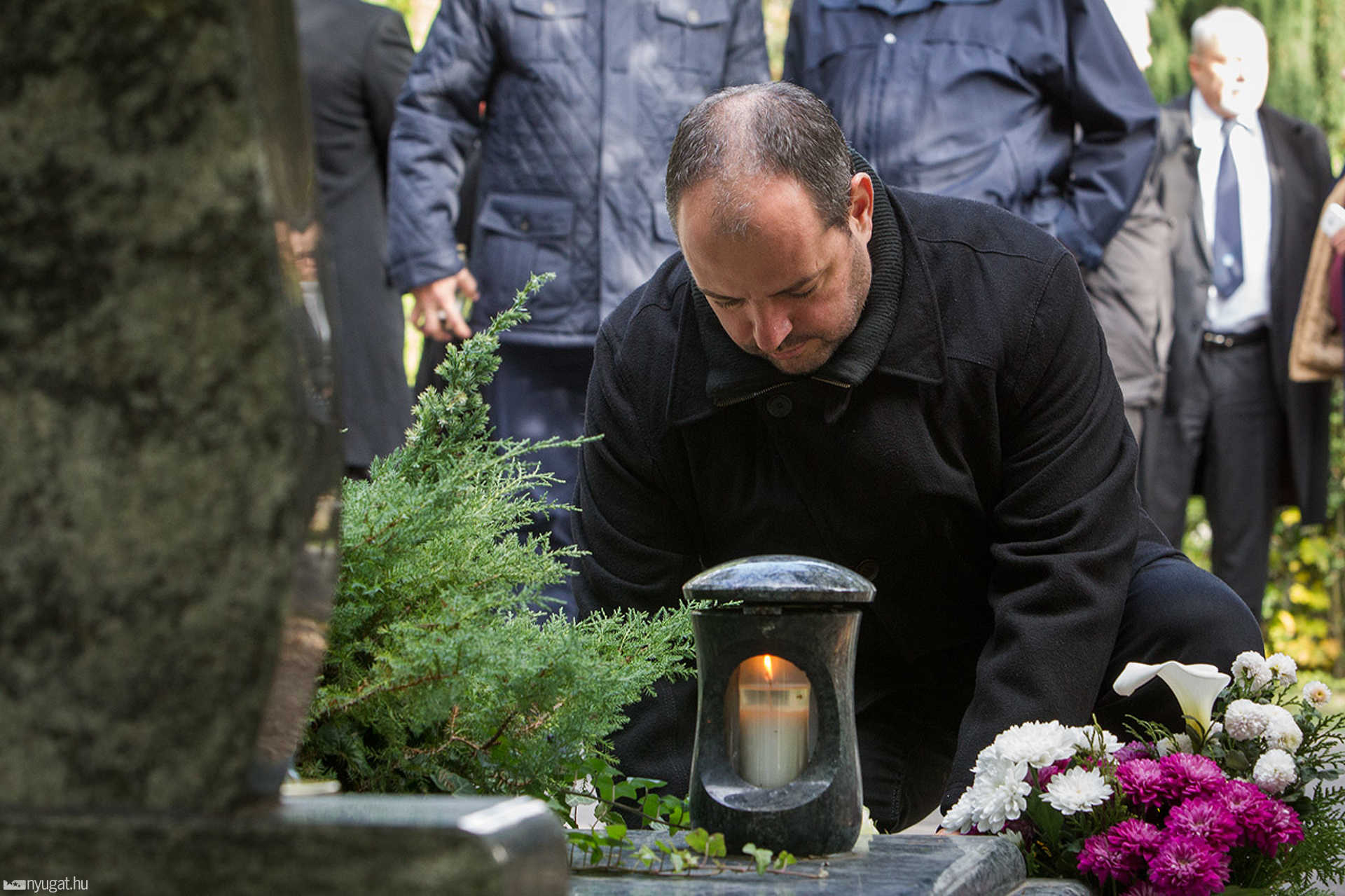 Megemlékezés Wagner András sírjánál