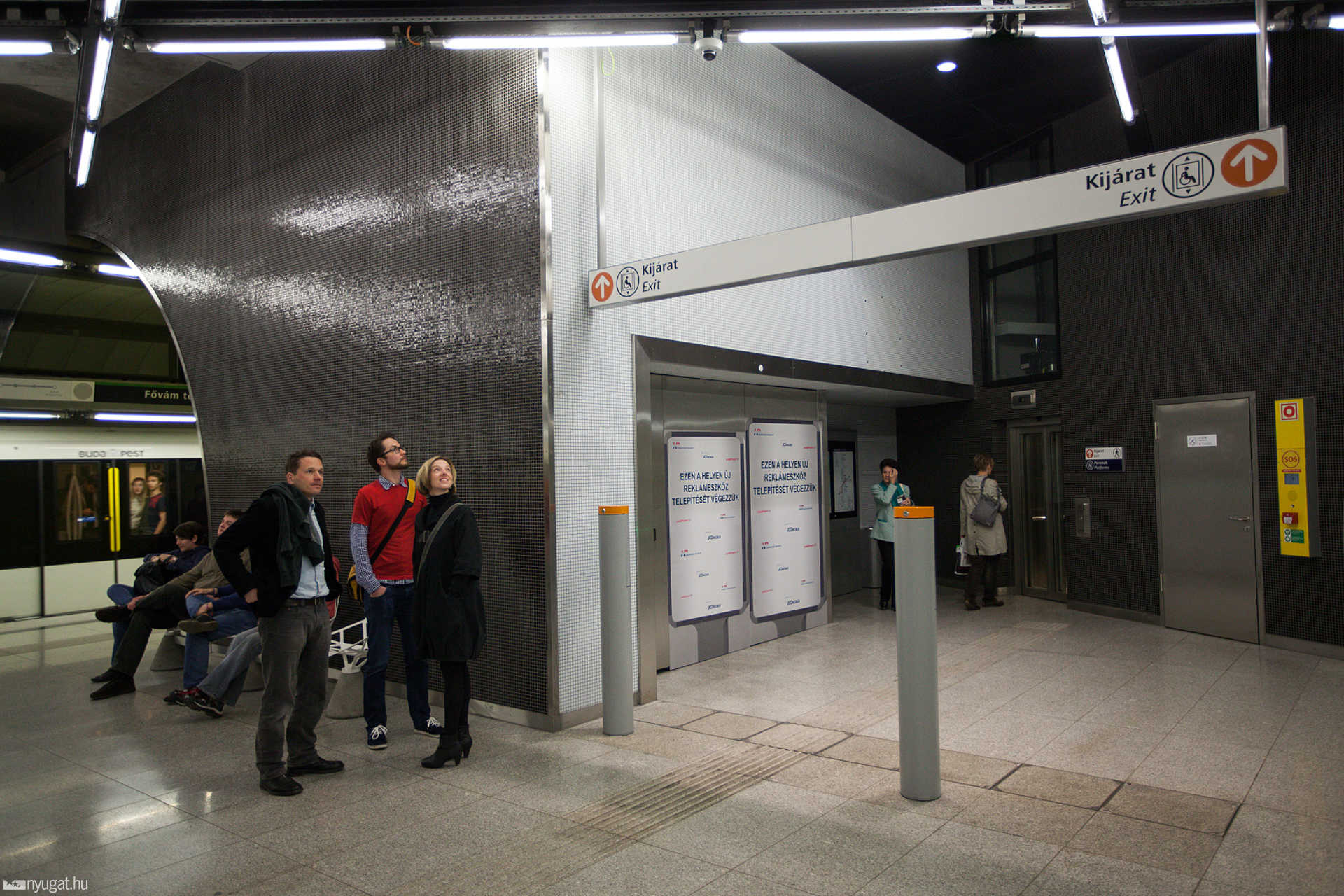 4-es metró az átadás napján